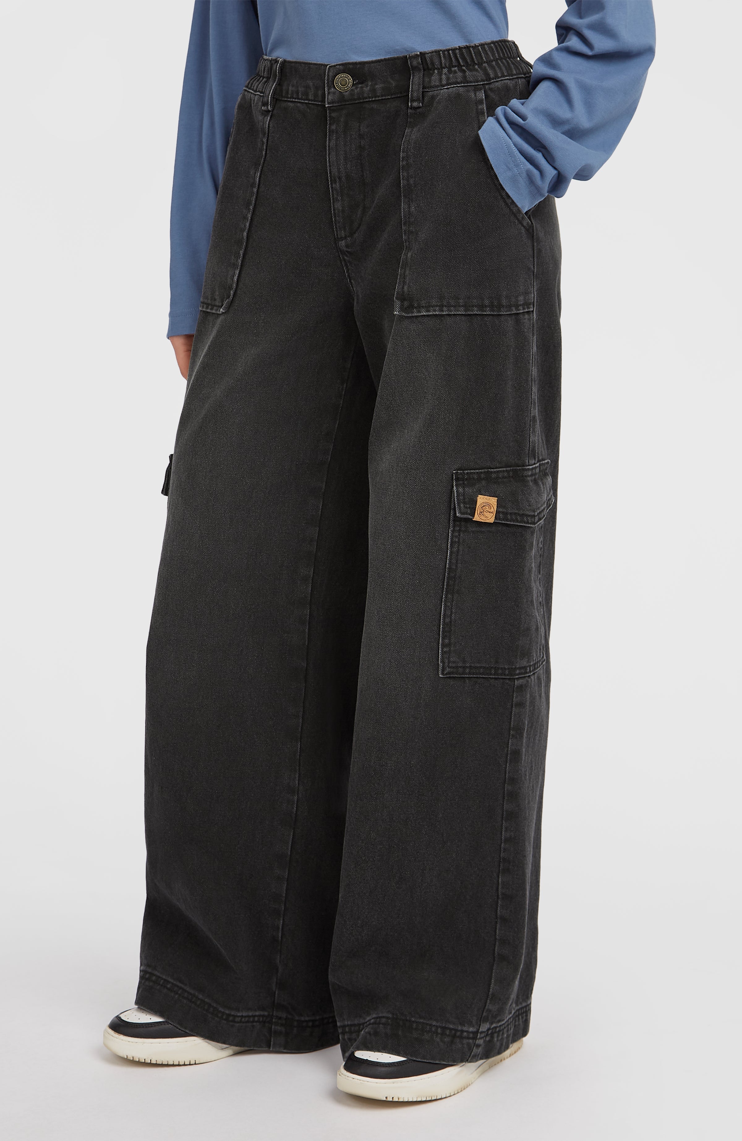 O'Riginals Denim Cargo Pants Women - Black Out