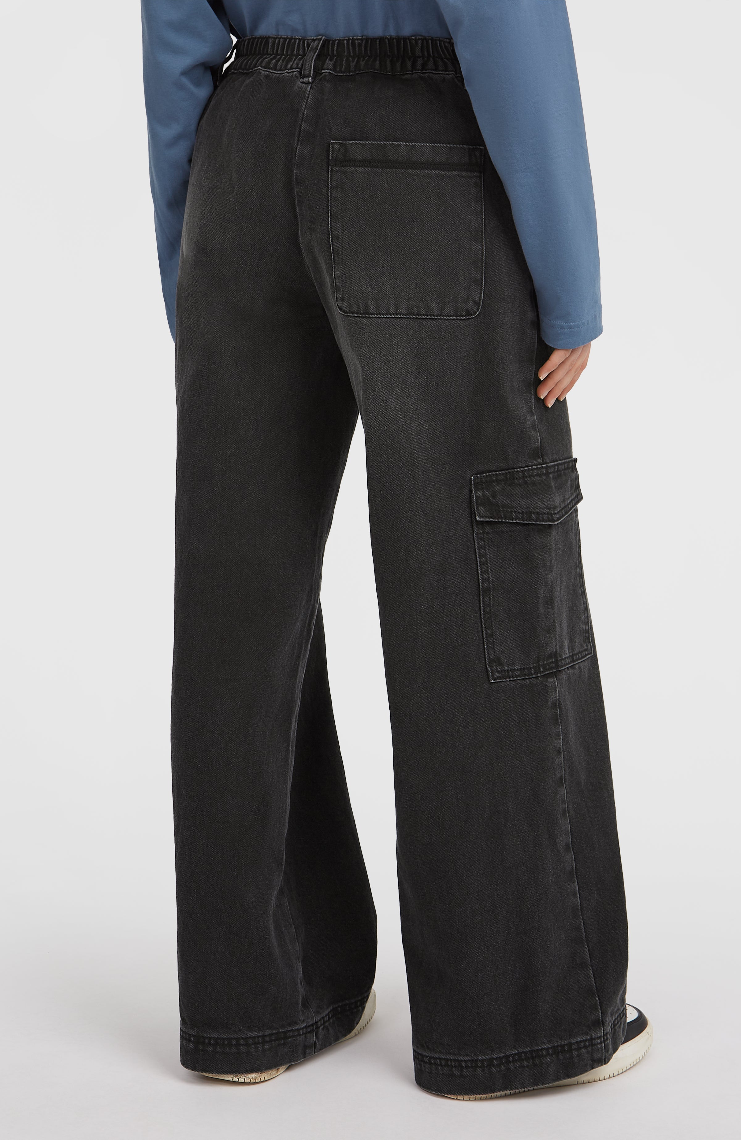 O'Riginals Denim Cargo Pants Women - Black Out