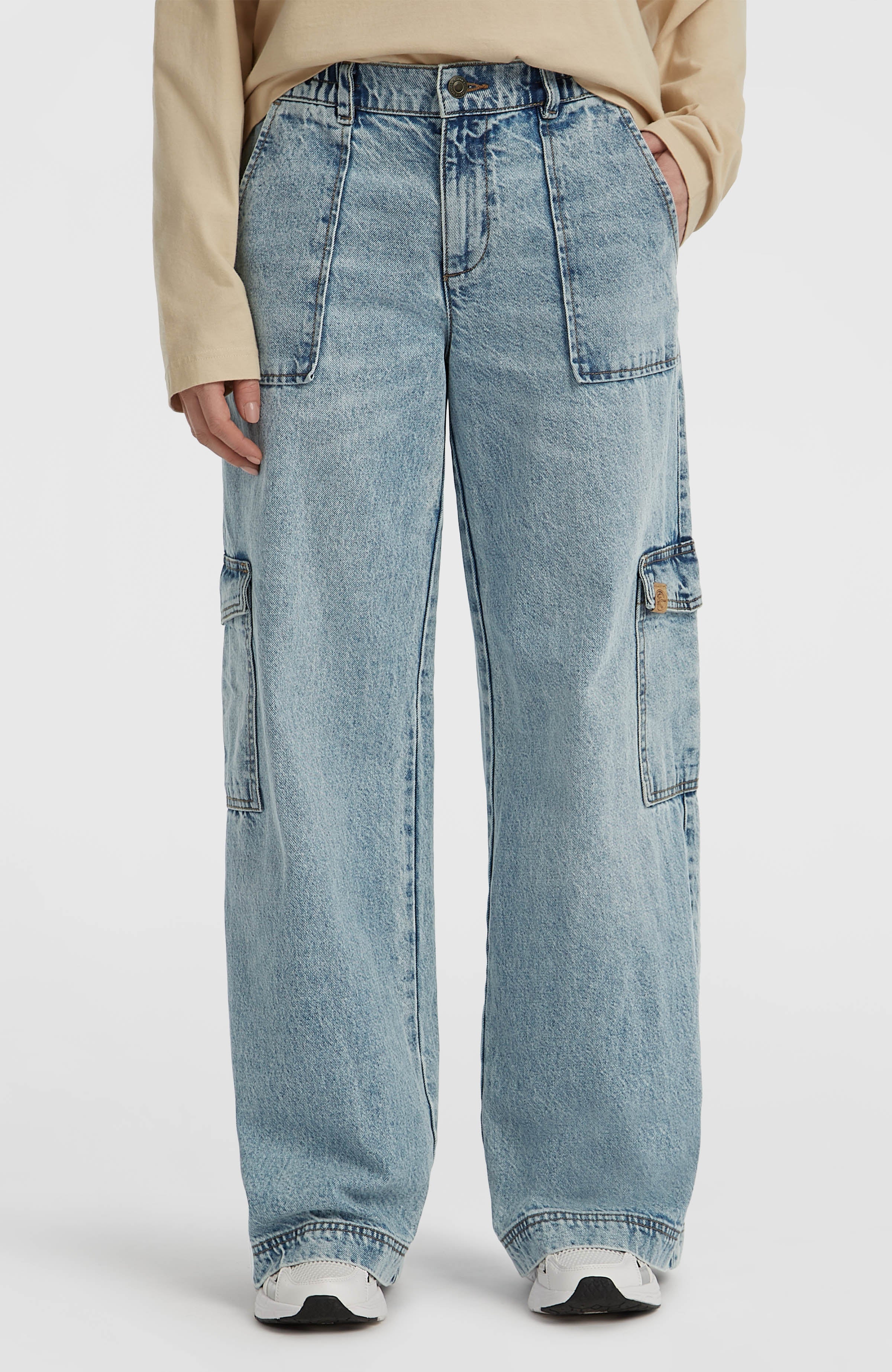 O'Riginals Denim Cargo Pants Women - Denim Blue