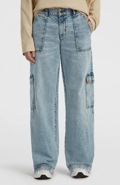 O'Riginals Denim Cargo Pants Women - Denim Blue