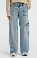 O'Riginals Denim Cargo Pants Women - Denim Blue