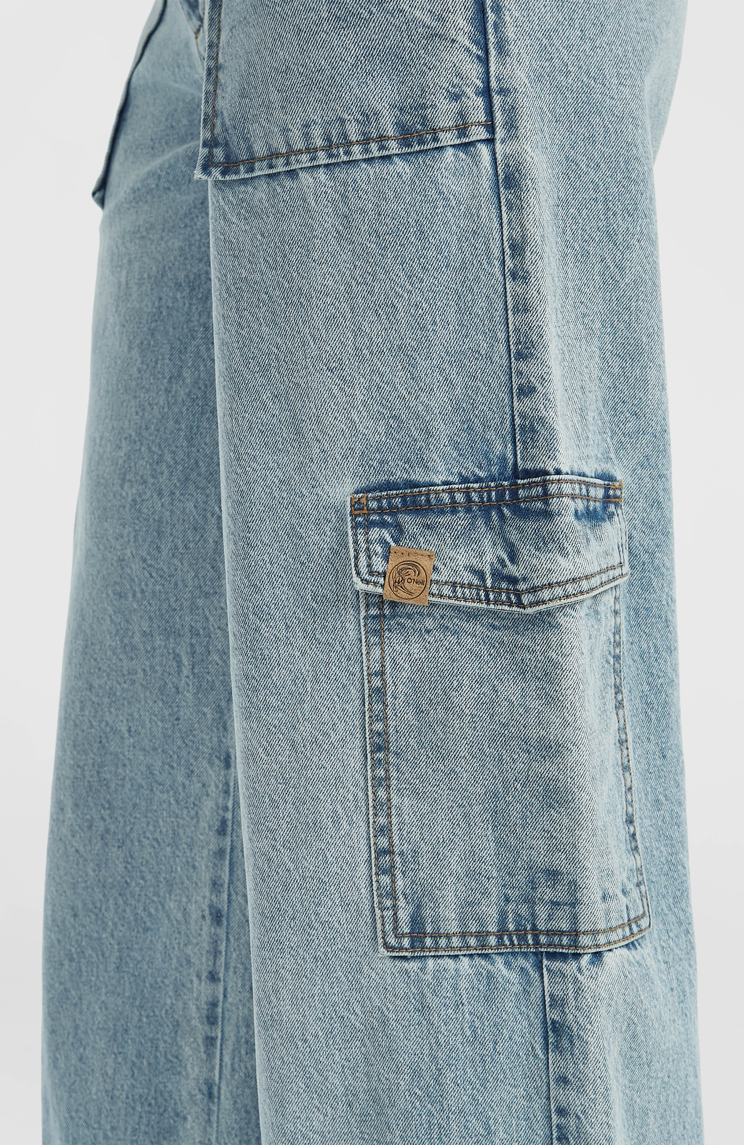 O'Riginals Denim Cargo Pants Women - Denim Blue