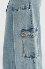O'Riginals Denim Cargo Pants Women - Denim Blue