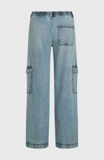 O'Riginals Denim Cargo Pants Women - Denim Blue