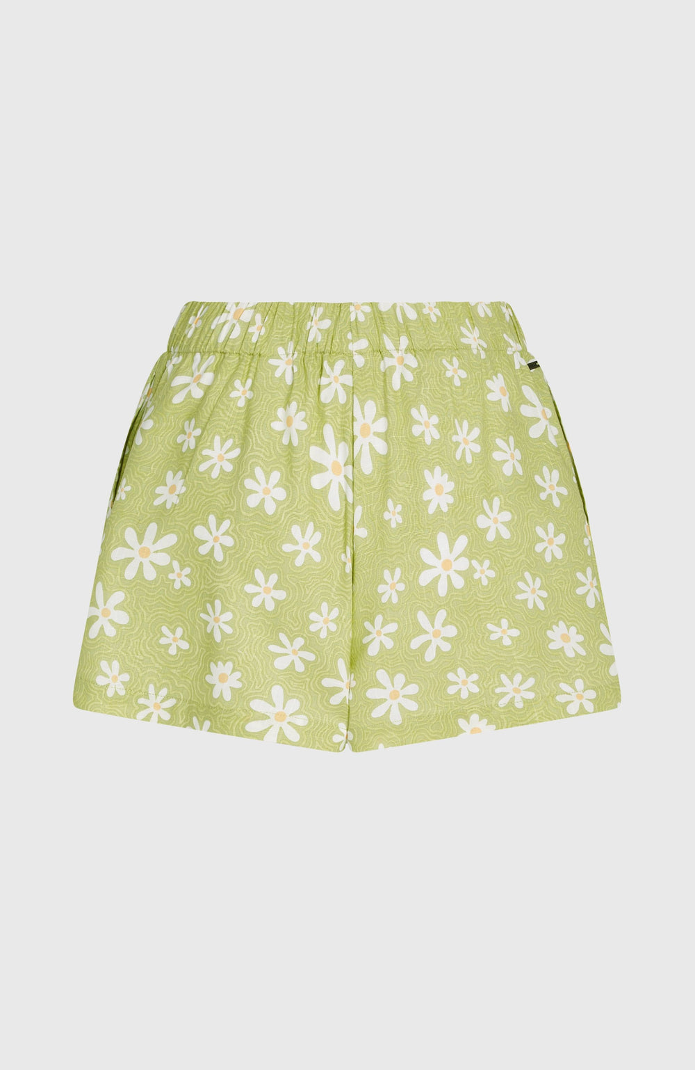 Beach Vintage Shorts Women - Green Daisyline