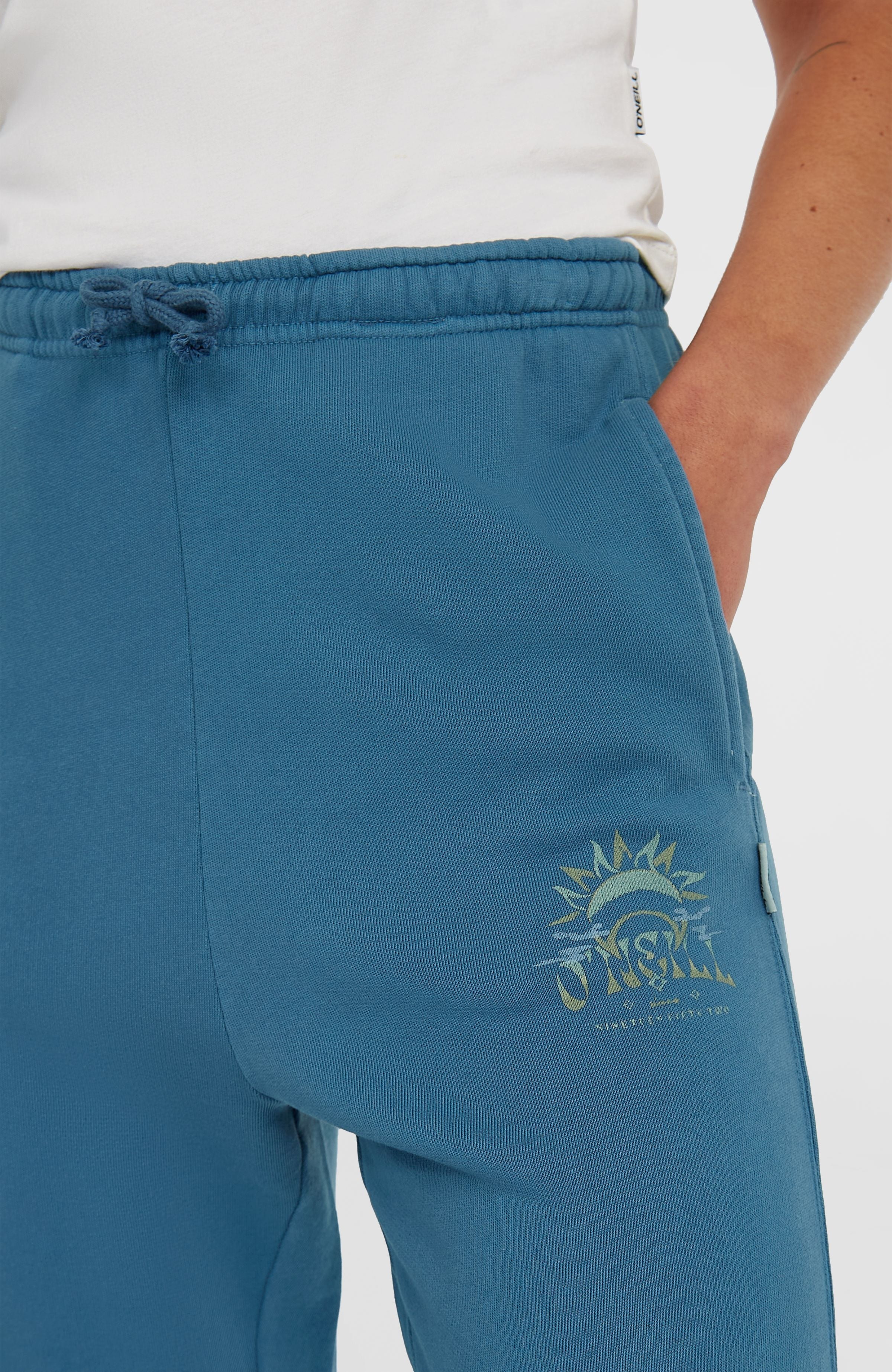 Beach Vintage Sweatpants Women - Copen Blue