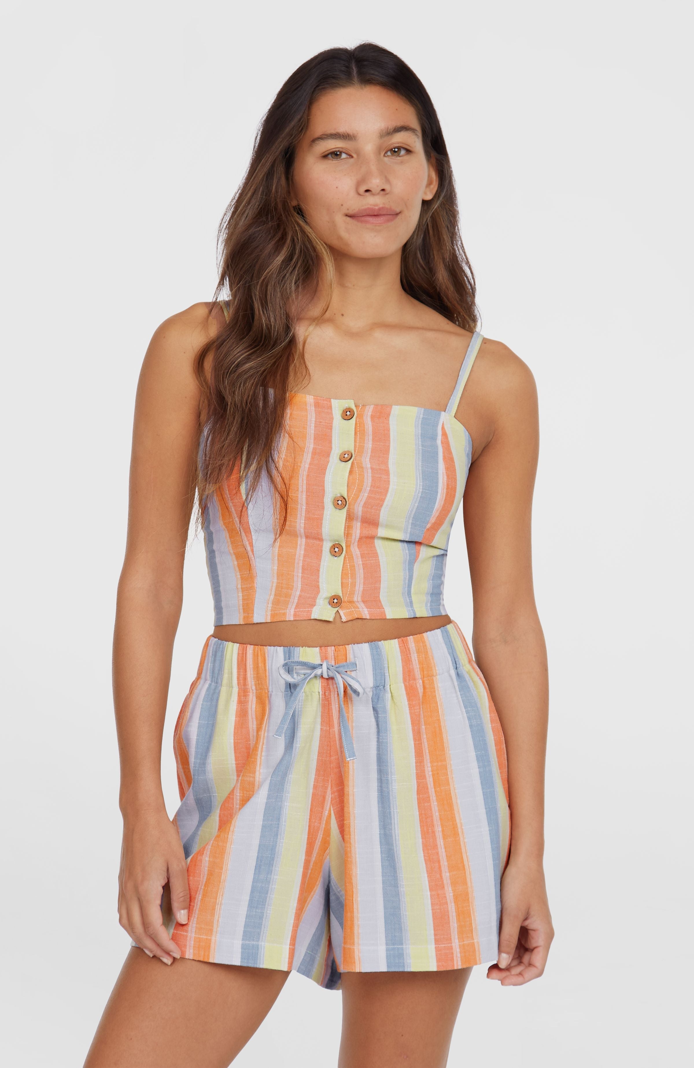 Beach Vintage Shorts Women - Vintage Stripe