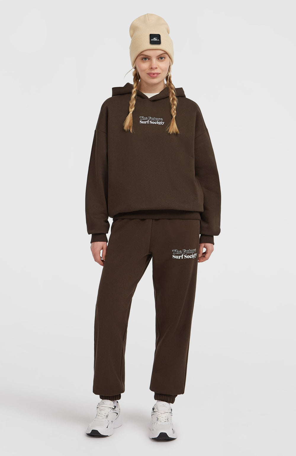 Future Surf Society Sweatpants Women - Coffee Bean