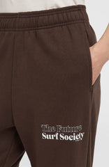 Future Surf Society Sweatpants Women - Coffee Bean