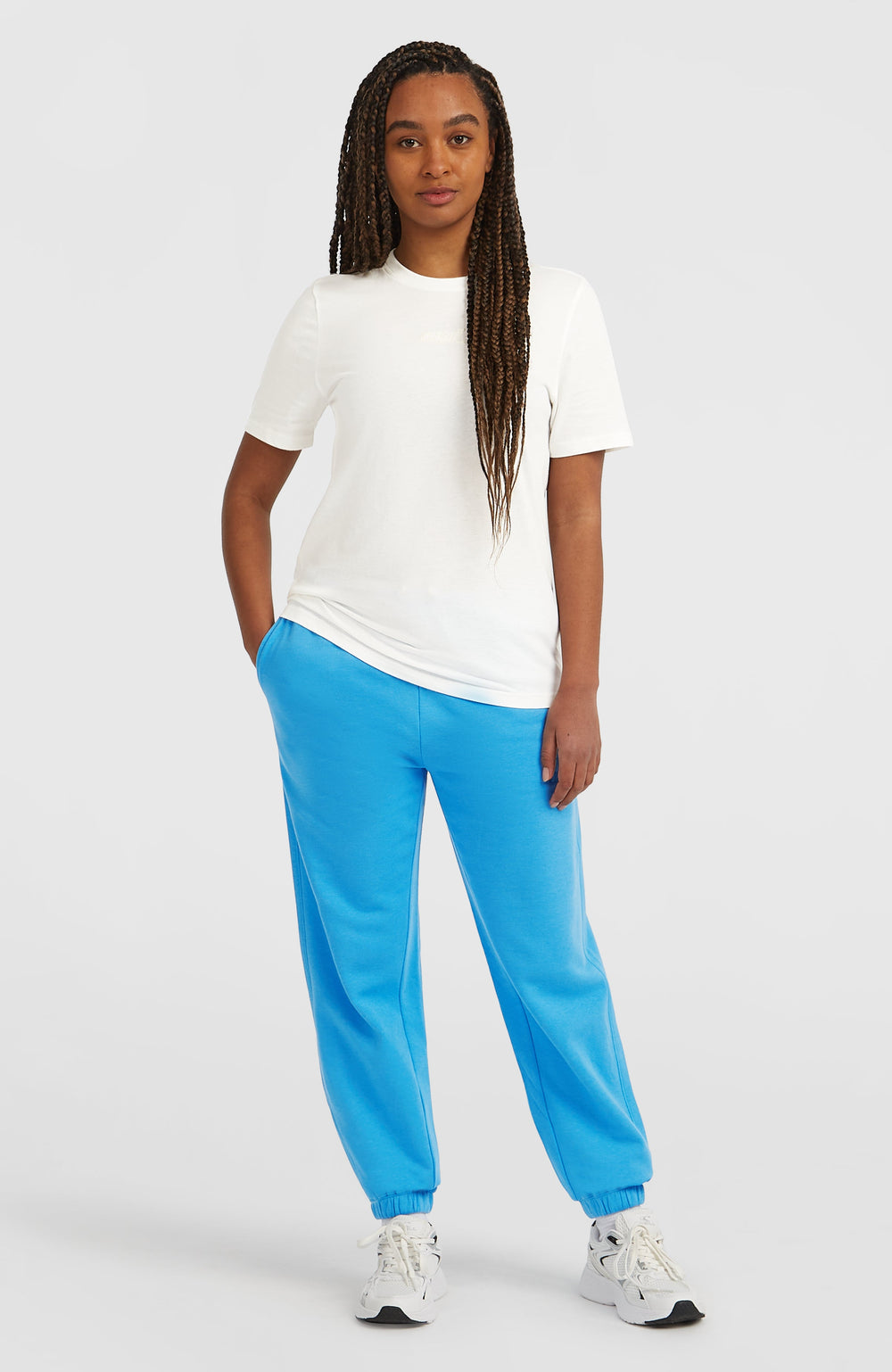 Essentials Script Sweatpants Women - Blue Poppy