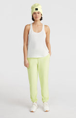 Velour Sweatpants Women - Lime Wash