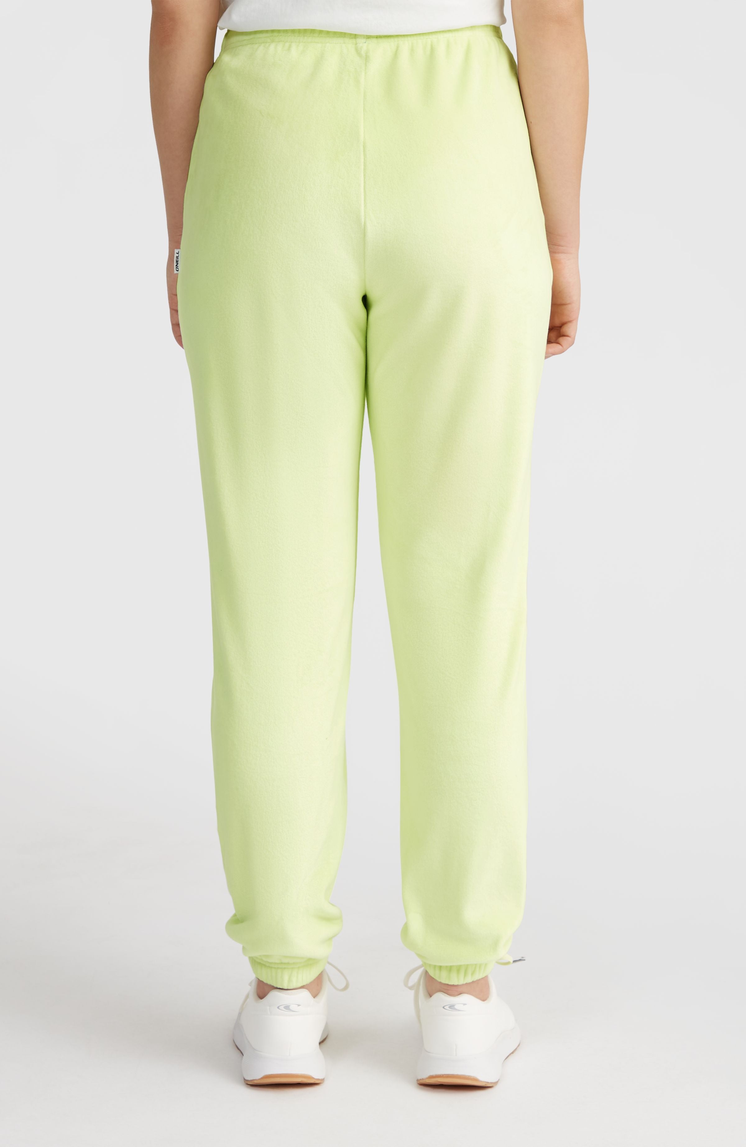 Velour Sweatpants Women - Lime Wash
