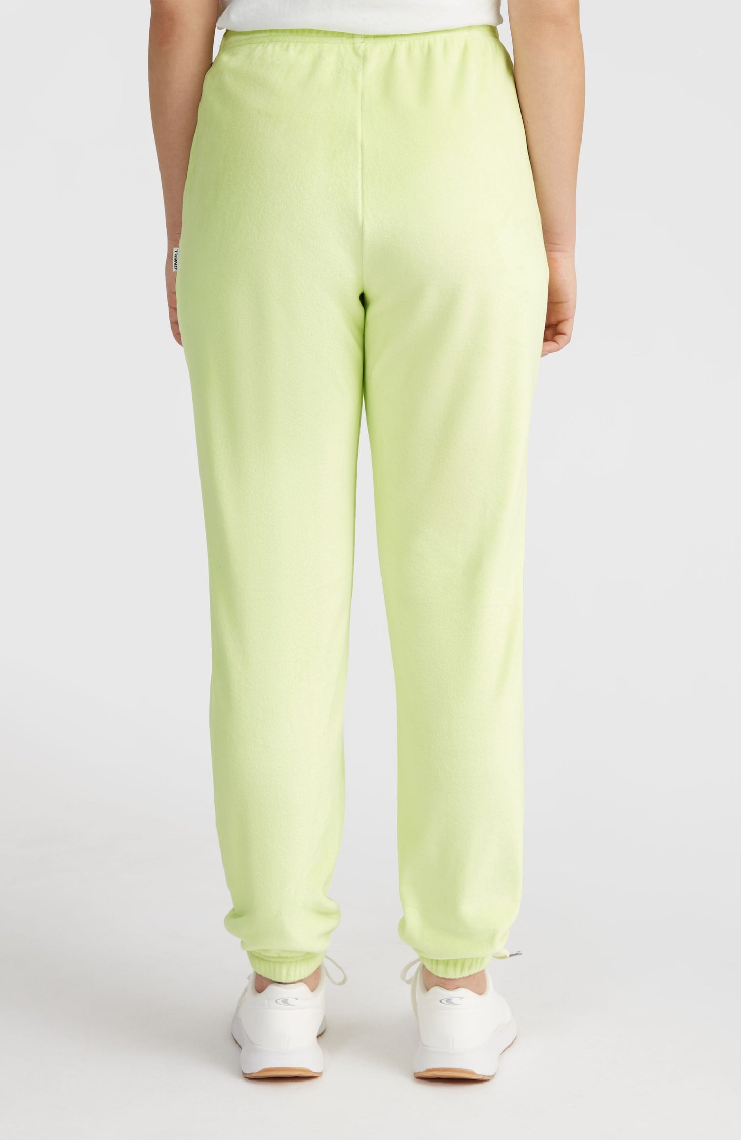 Velour Sweatpants Women - Lime Wash