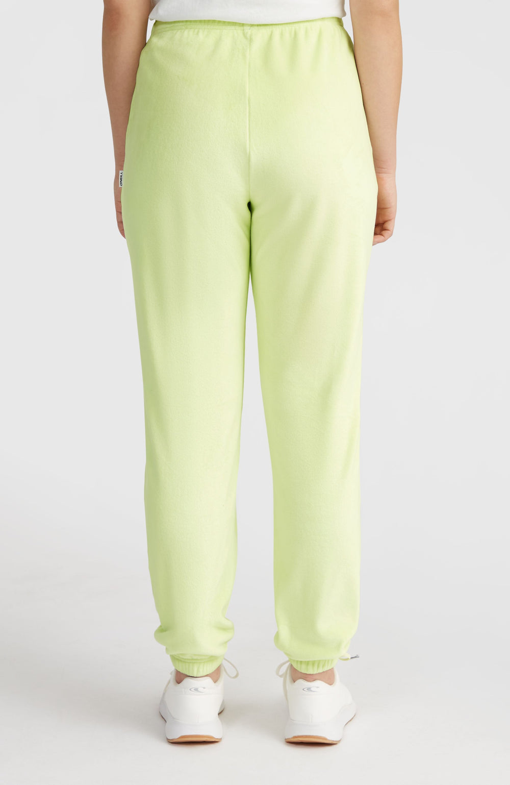 Velour Sweatpants Women - Lime Wash