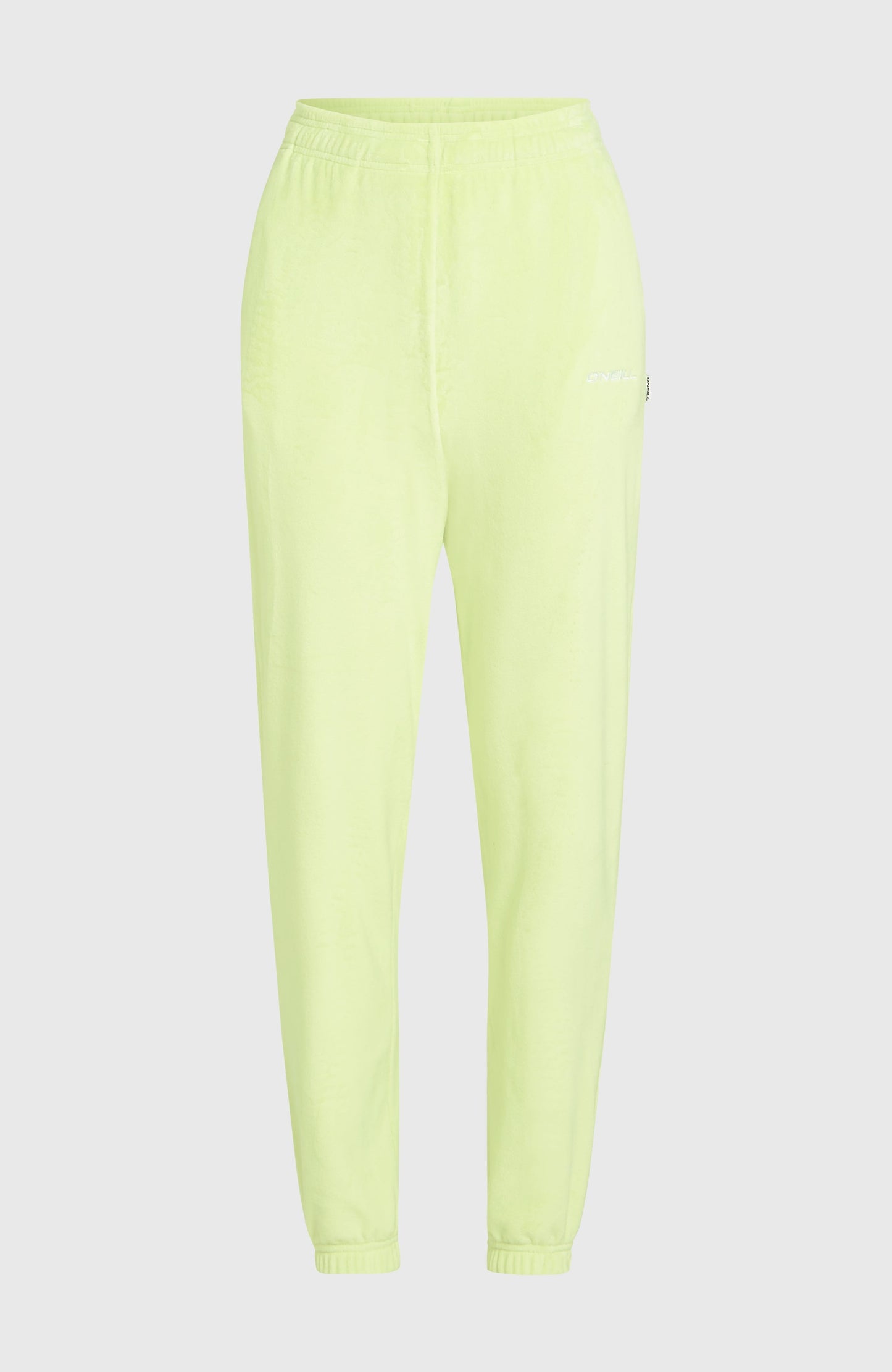 Velour Sweatpants Women - Lime Wash