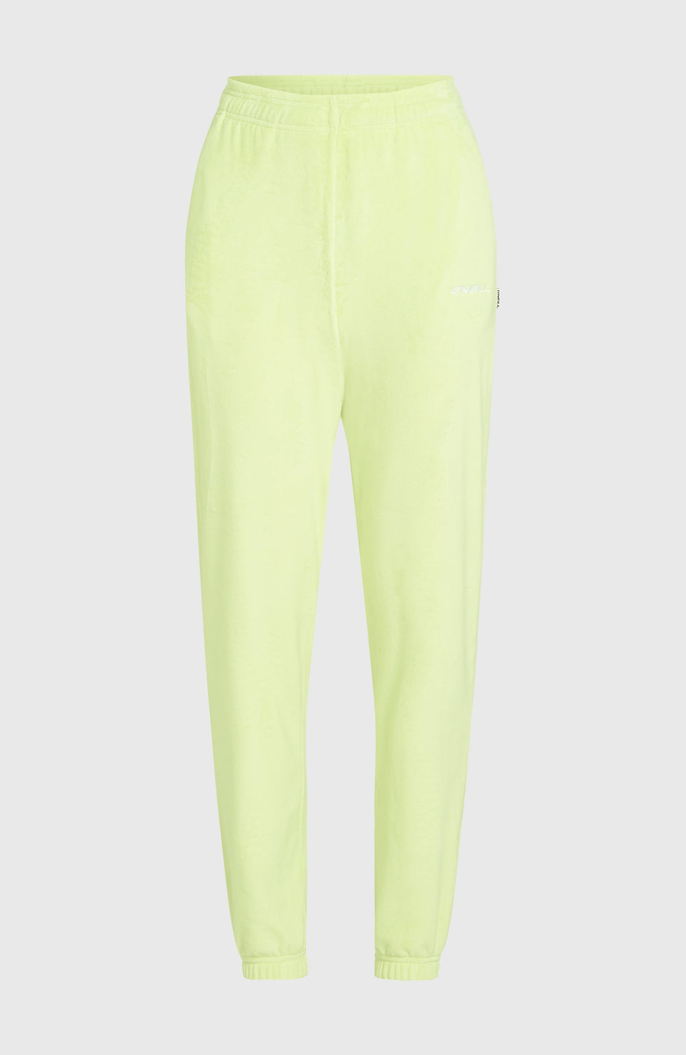 Velour Sweatpants Women - Lime Wash
