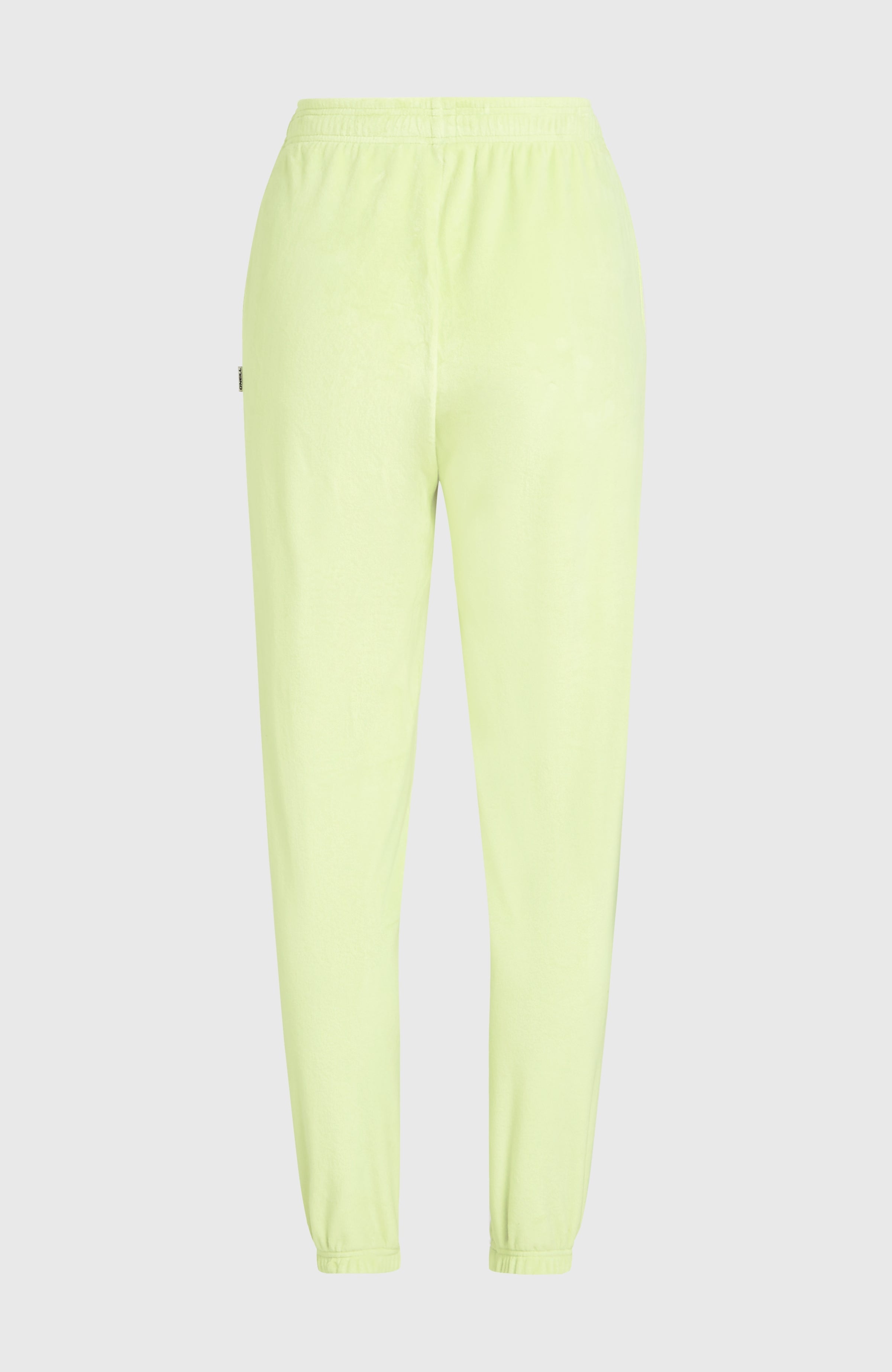 Velour Sweatpants Women - Lime Wash