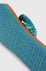 Ditsy Sun Sandals Women - Green Island Sky