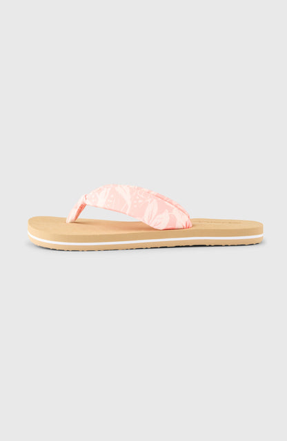 Ditsy Sun Sandals Women - Peach Island Sky