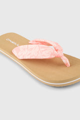 Ditsy Sun Sandals Women - Peach Island Sky