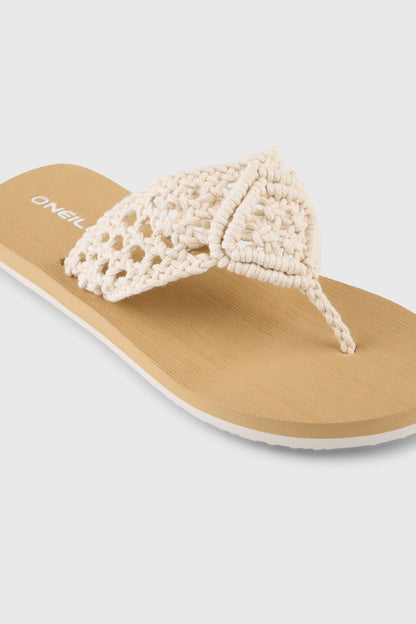 Ditsy Crochet Sandals Women - Snow White