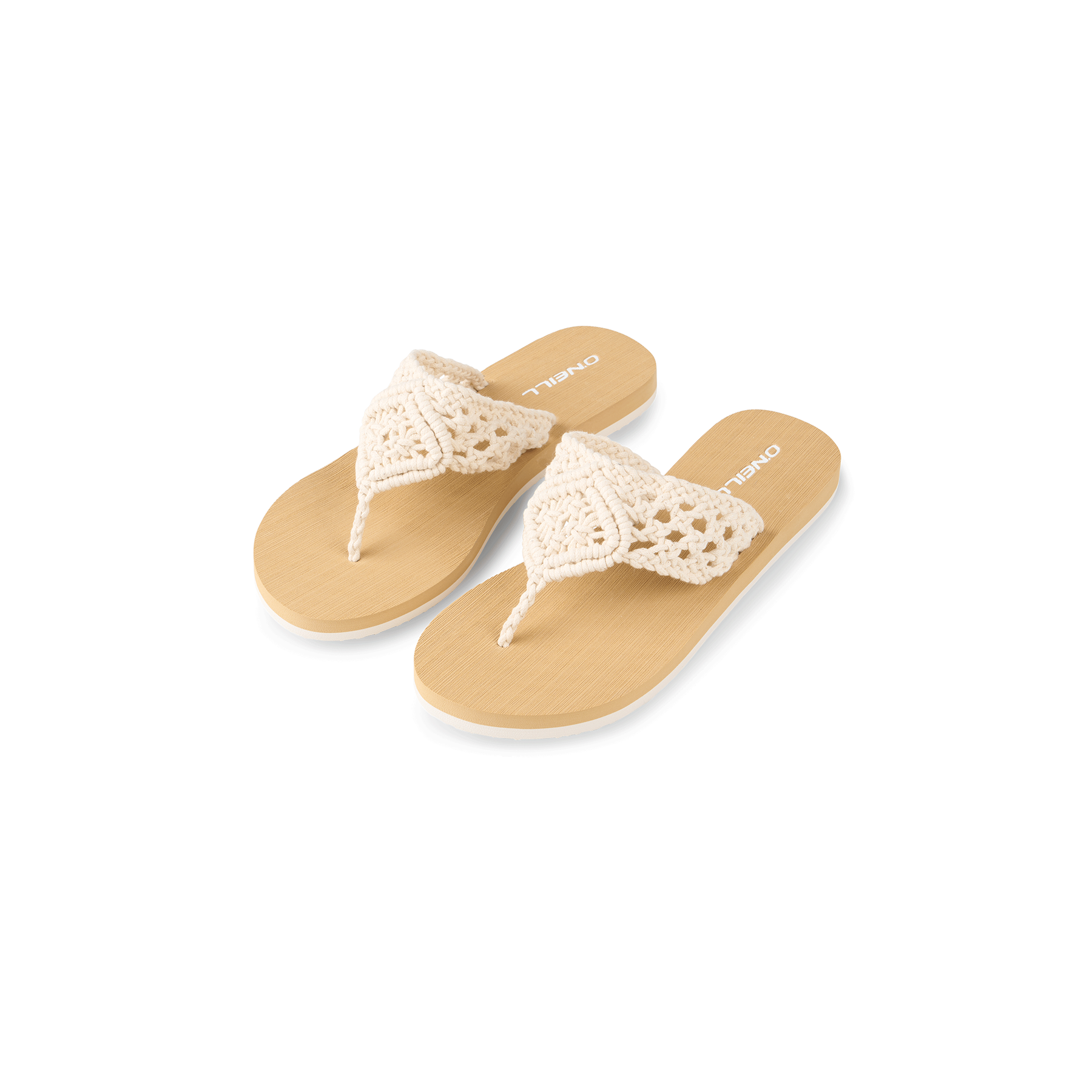 Ditsy Crochet Sandals Women - Snow White