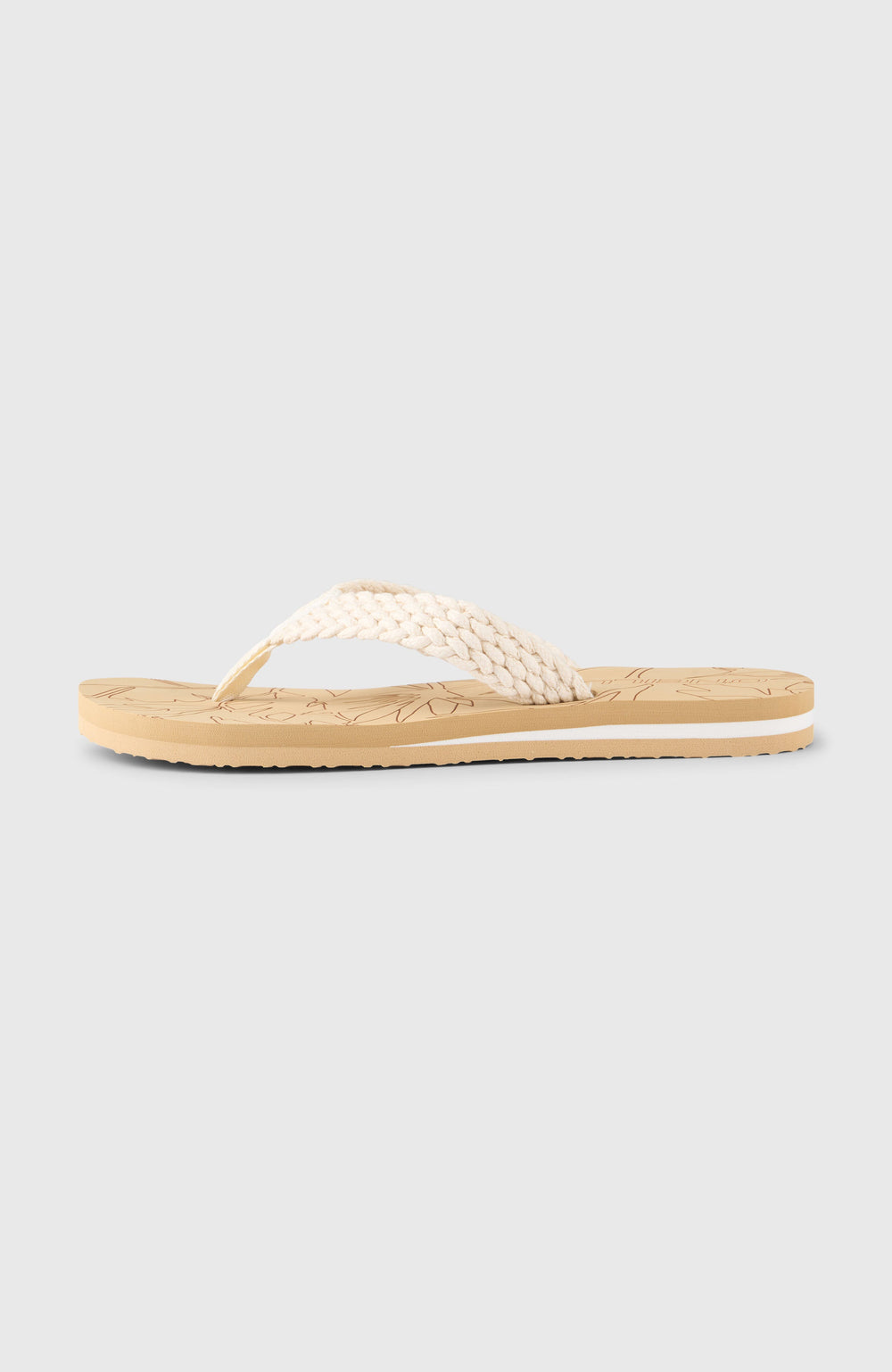 O'Neill Floral Sandals Women - Snow White