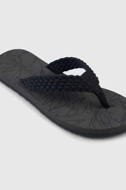 O'Neill Floral Sandals Women - Black Out