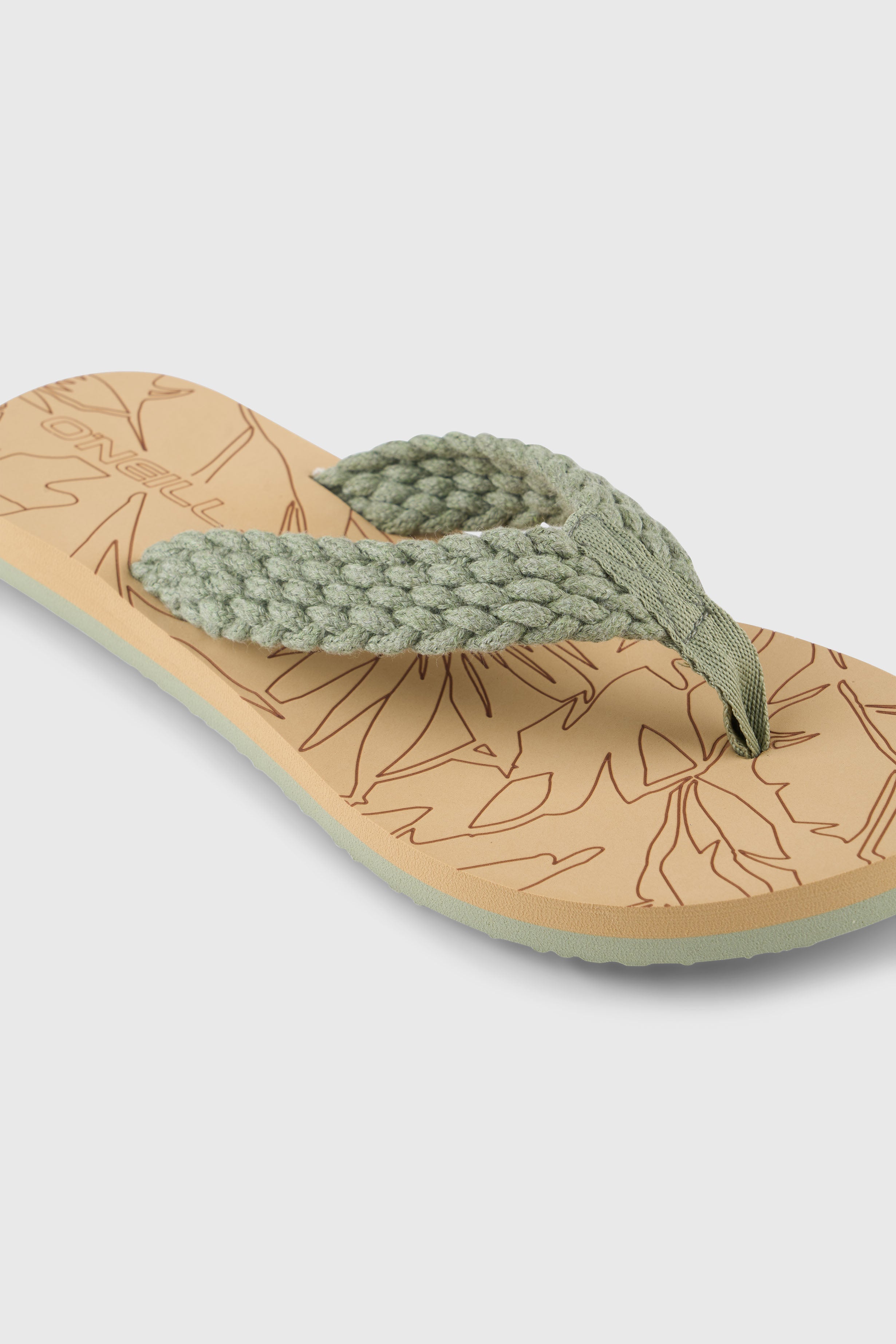 O'Neill Floral Sandals Women - Avery Fern
