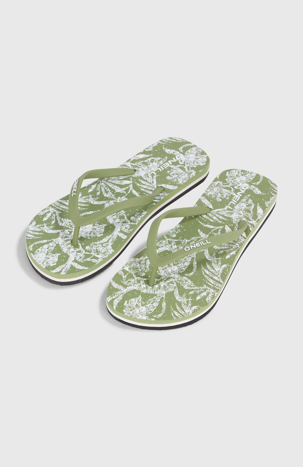 Profile Graphic Sandals Women - Green Textured Jungle