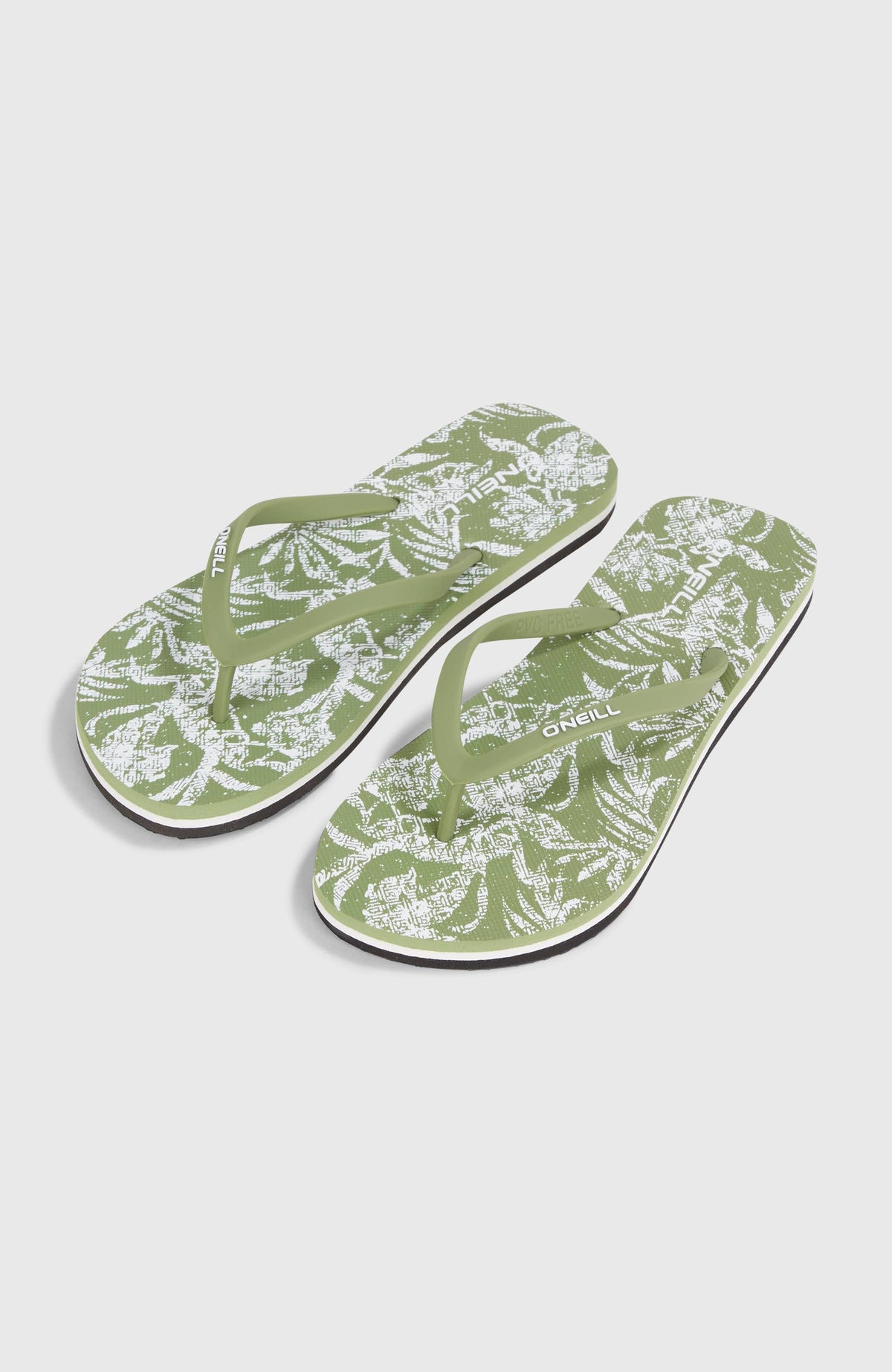 Profile Graphic Sandals Women - Green Textured Jungle