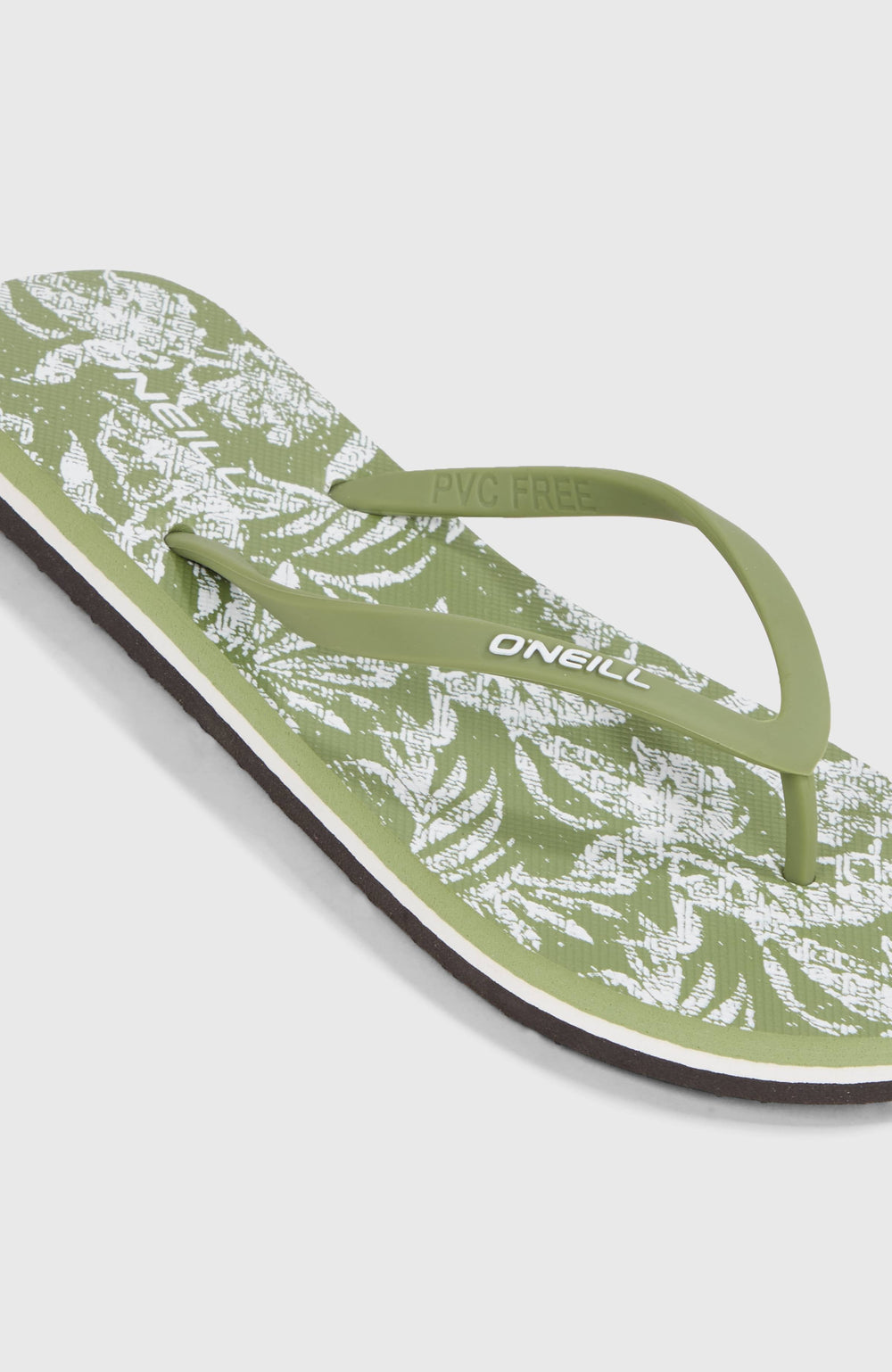 Profile Graphic Sandals Women - Green Textured Jungle