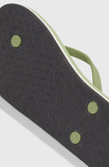 Profile Graphic Sandals Women - Green Textured Jungle
