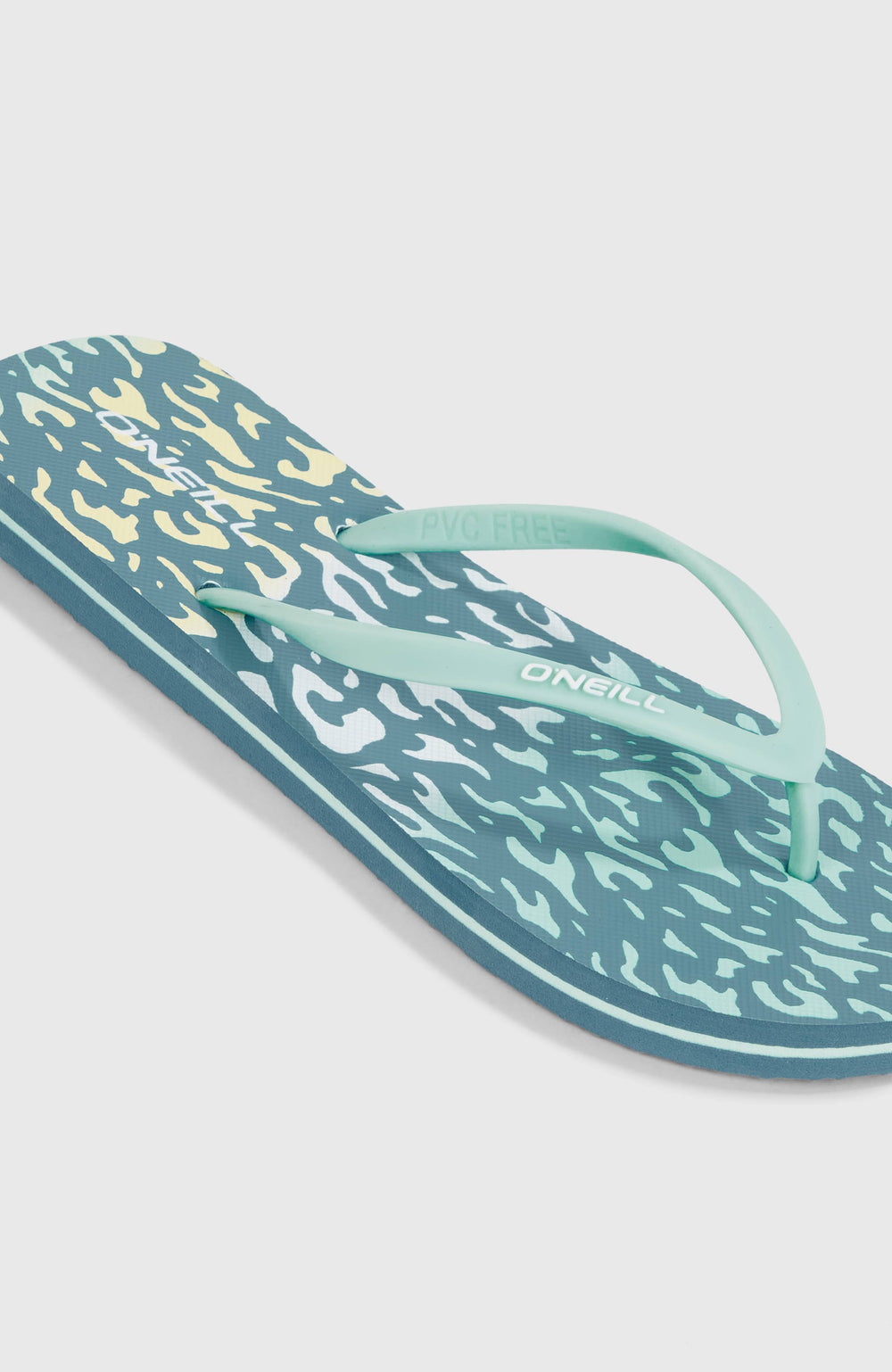 Profile Graphic Sandals Women - Yellow Animal Blur