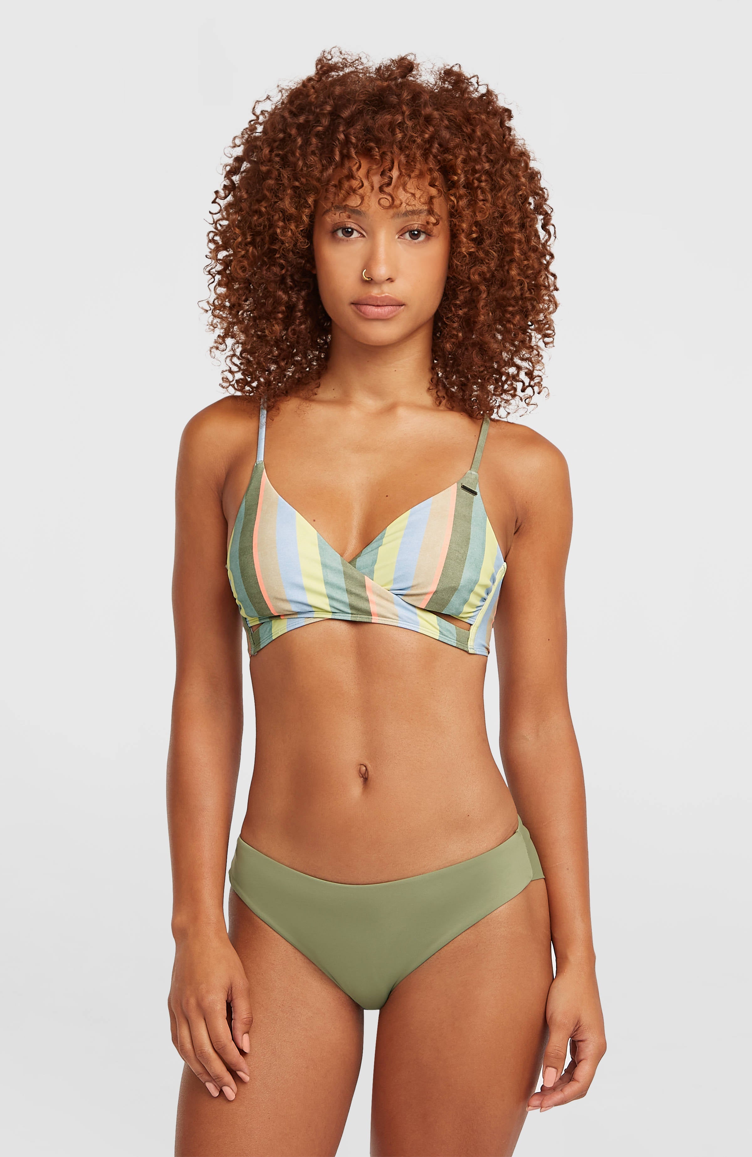 Baay Bikini Top Women - Multi Must Haves Stripe