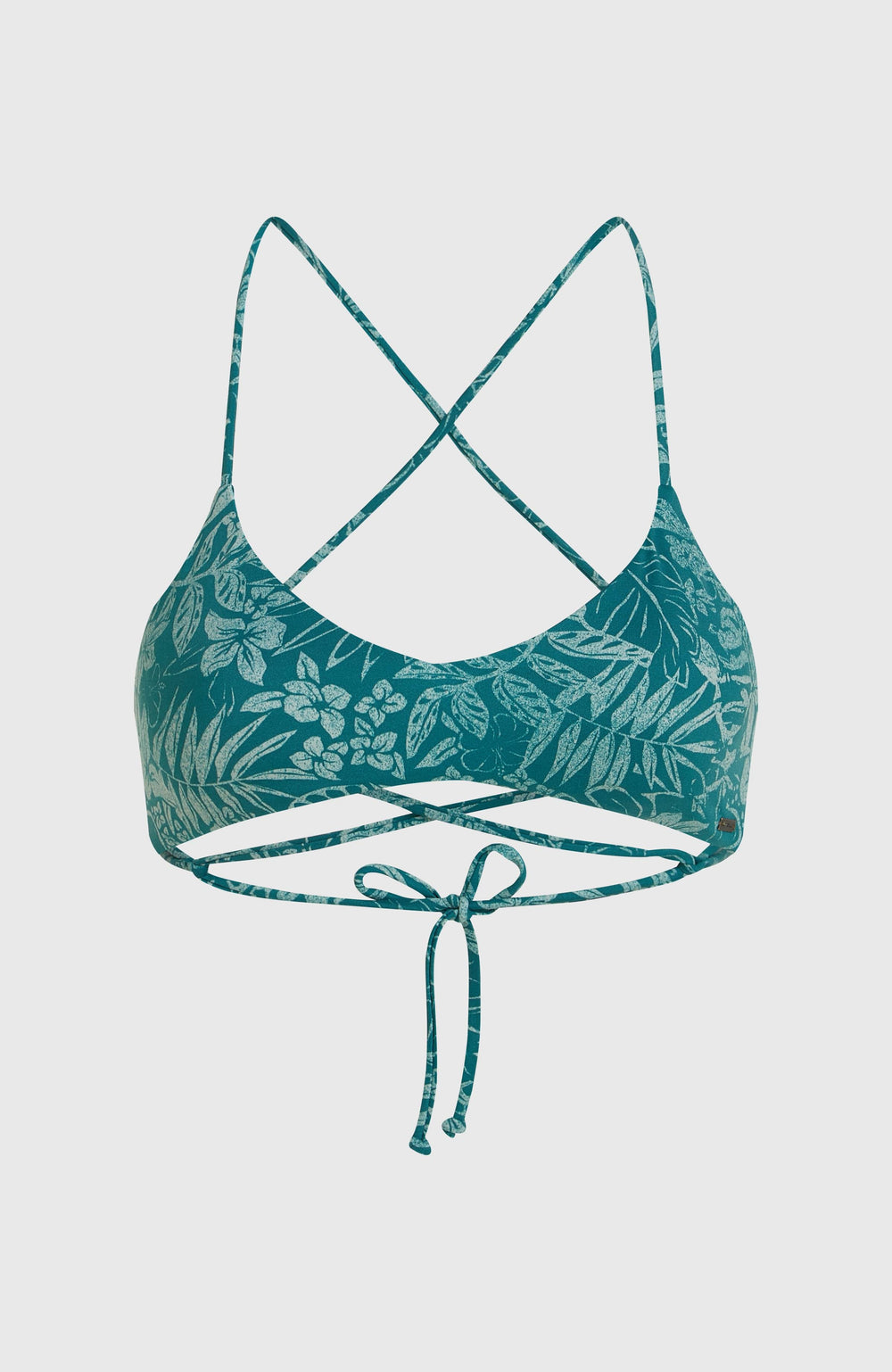 Huntington Bralette Bikini Top Women - Green Island Sky