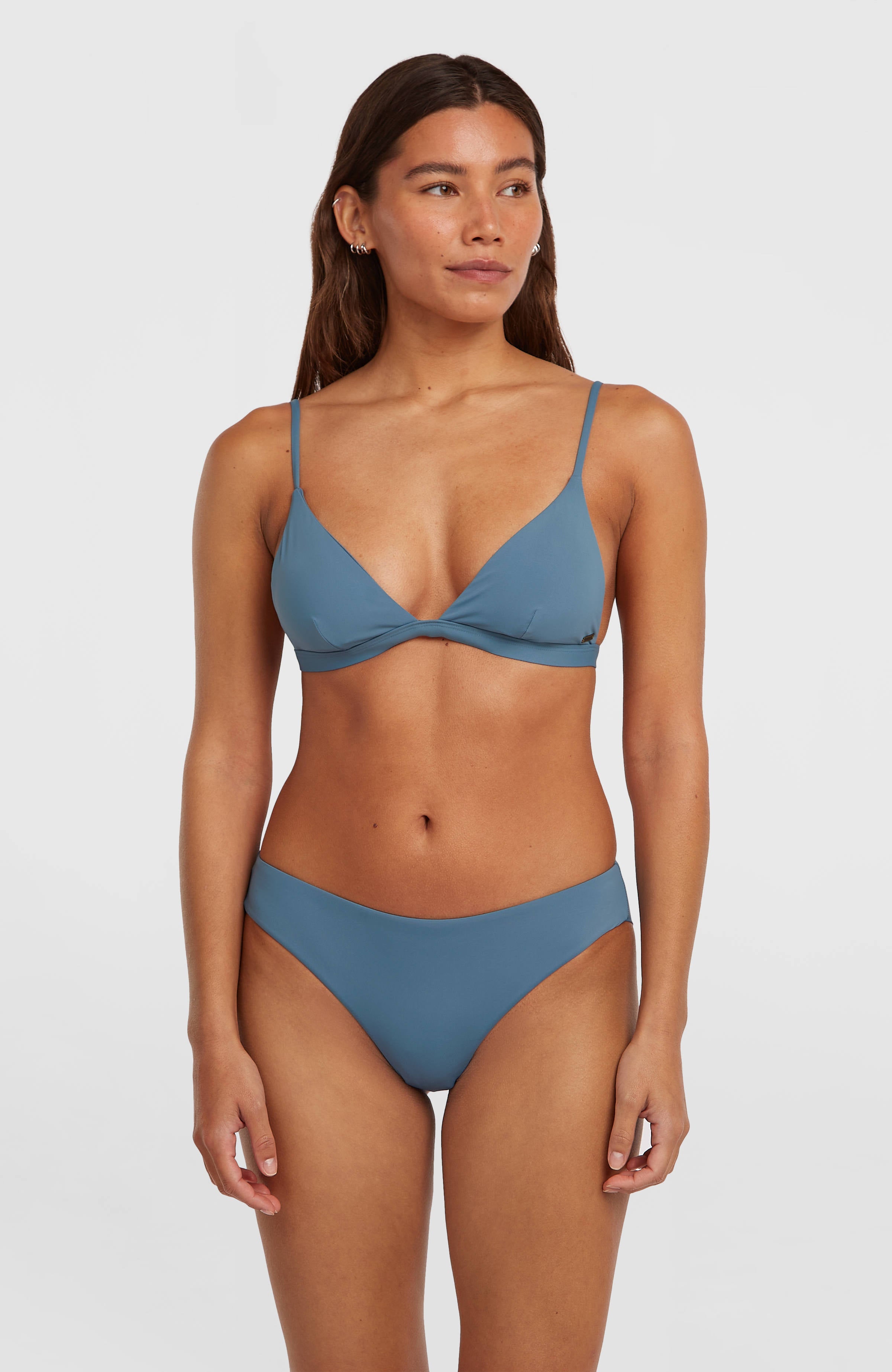 Seaside Tri Bikini Top Women - Copen Blue