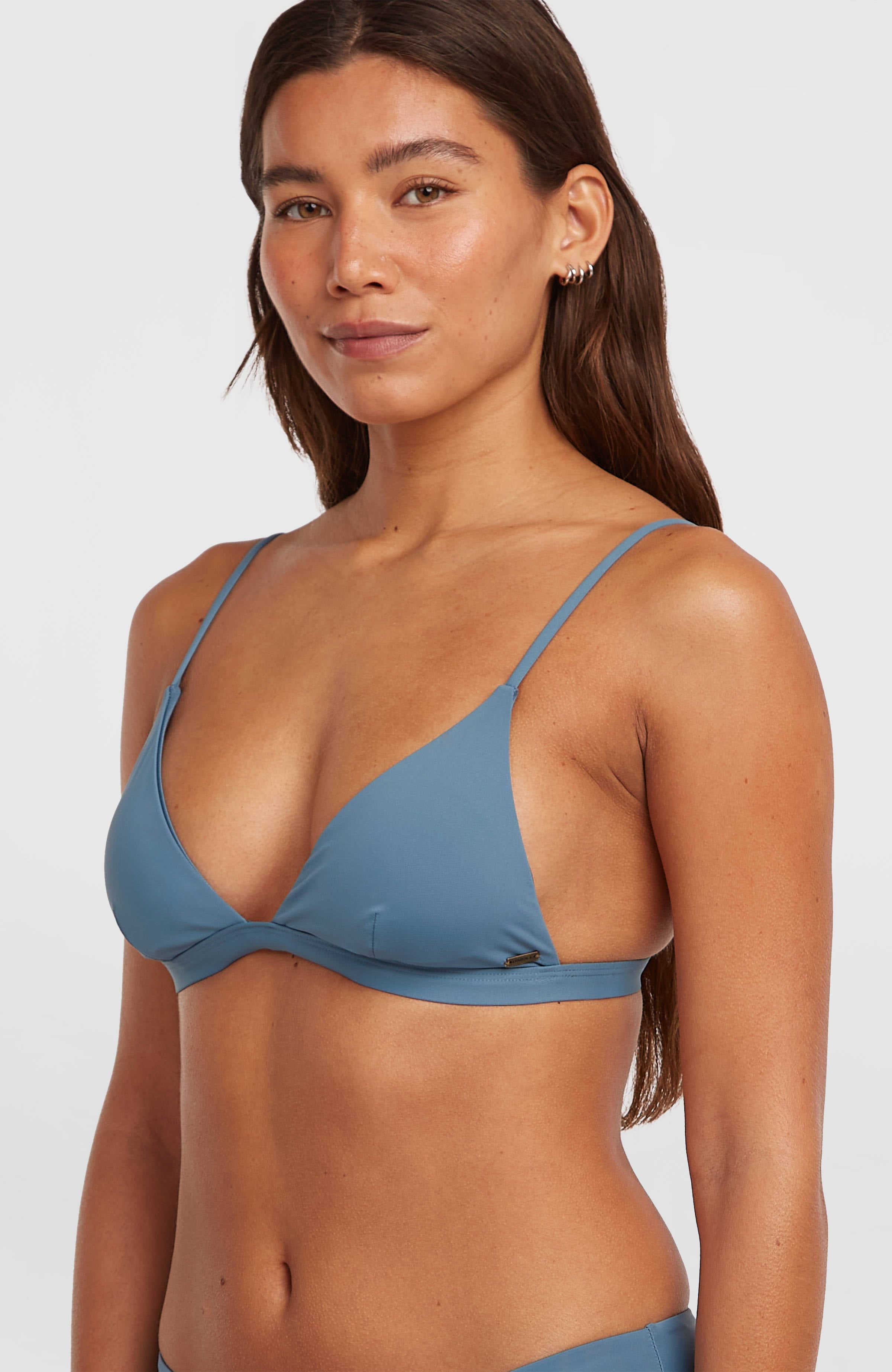 Seaside Tri Bikini Top Women - Copen Blue