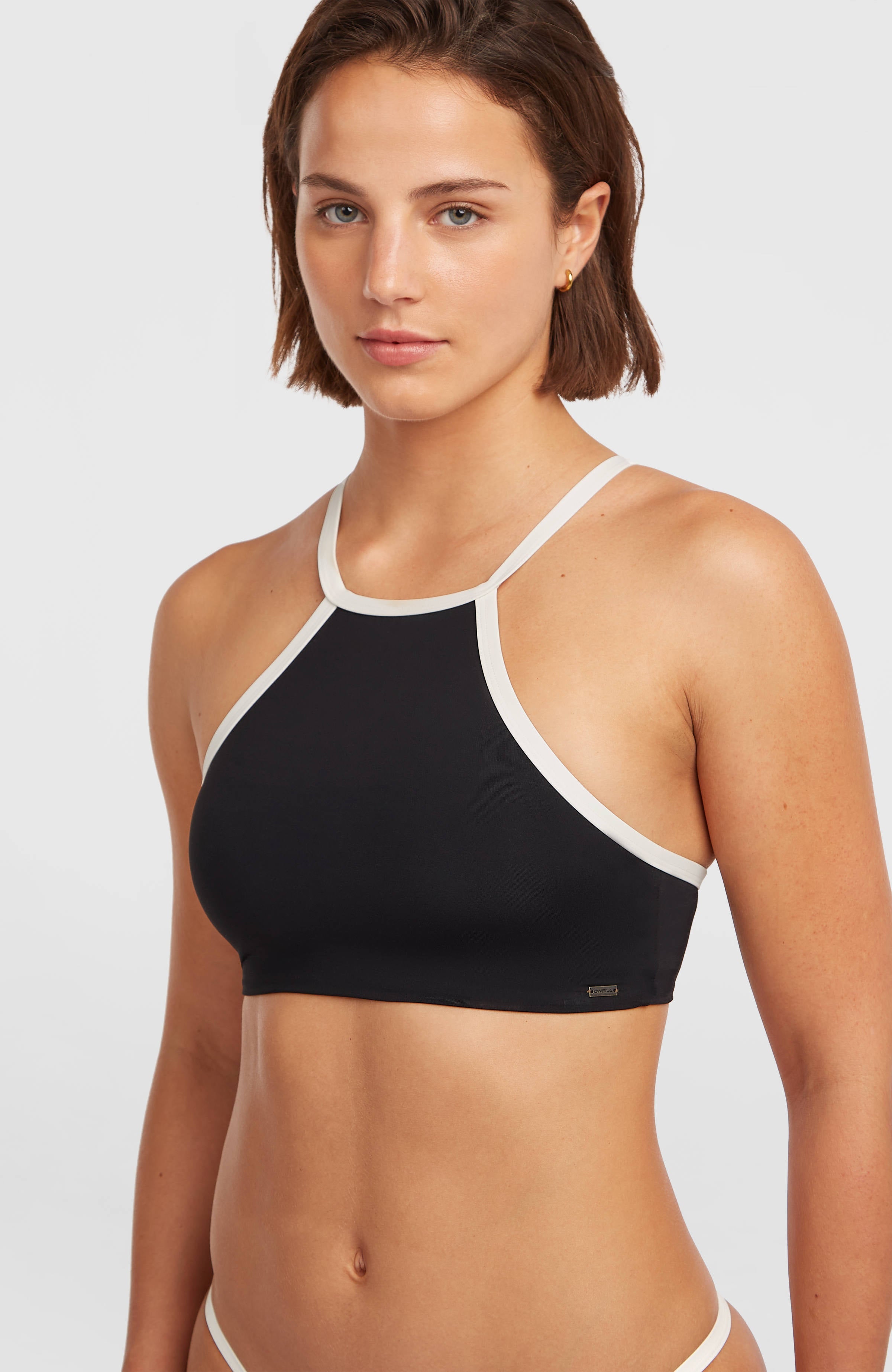High-Neck Bikini Set Women - Black Out