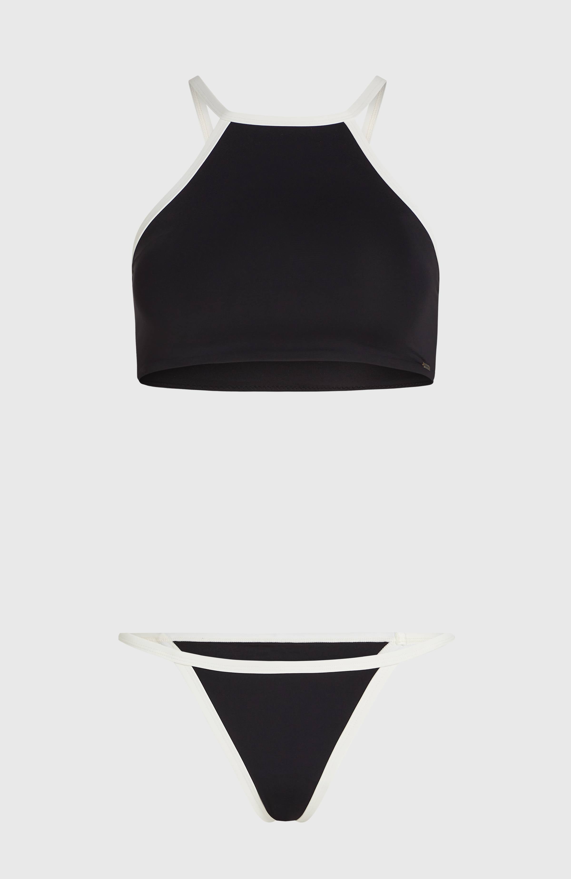High-Neck Bikini Set Women - Black Out
