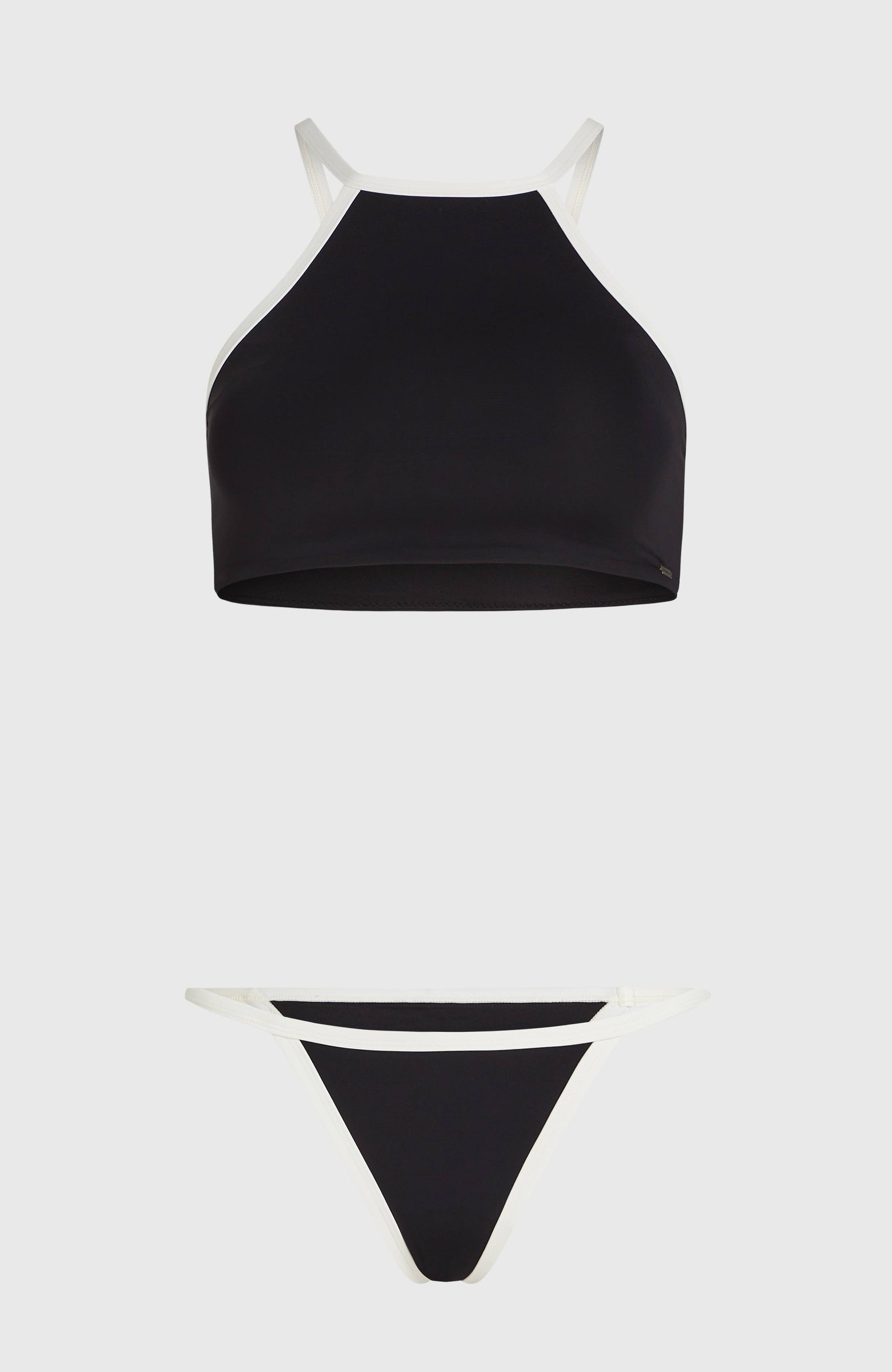 High-Neck Bikini Set Women - Black Out