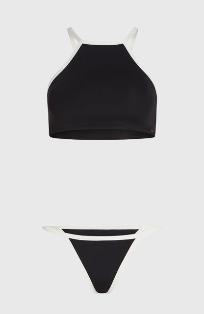 High-Neck Bikini Set Women - Black Out