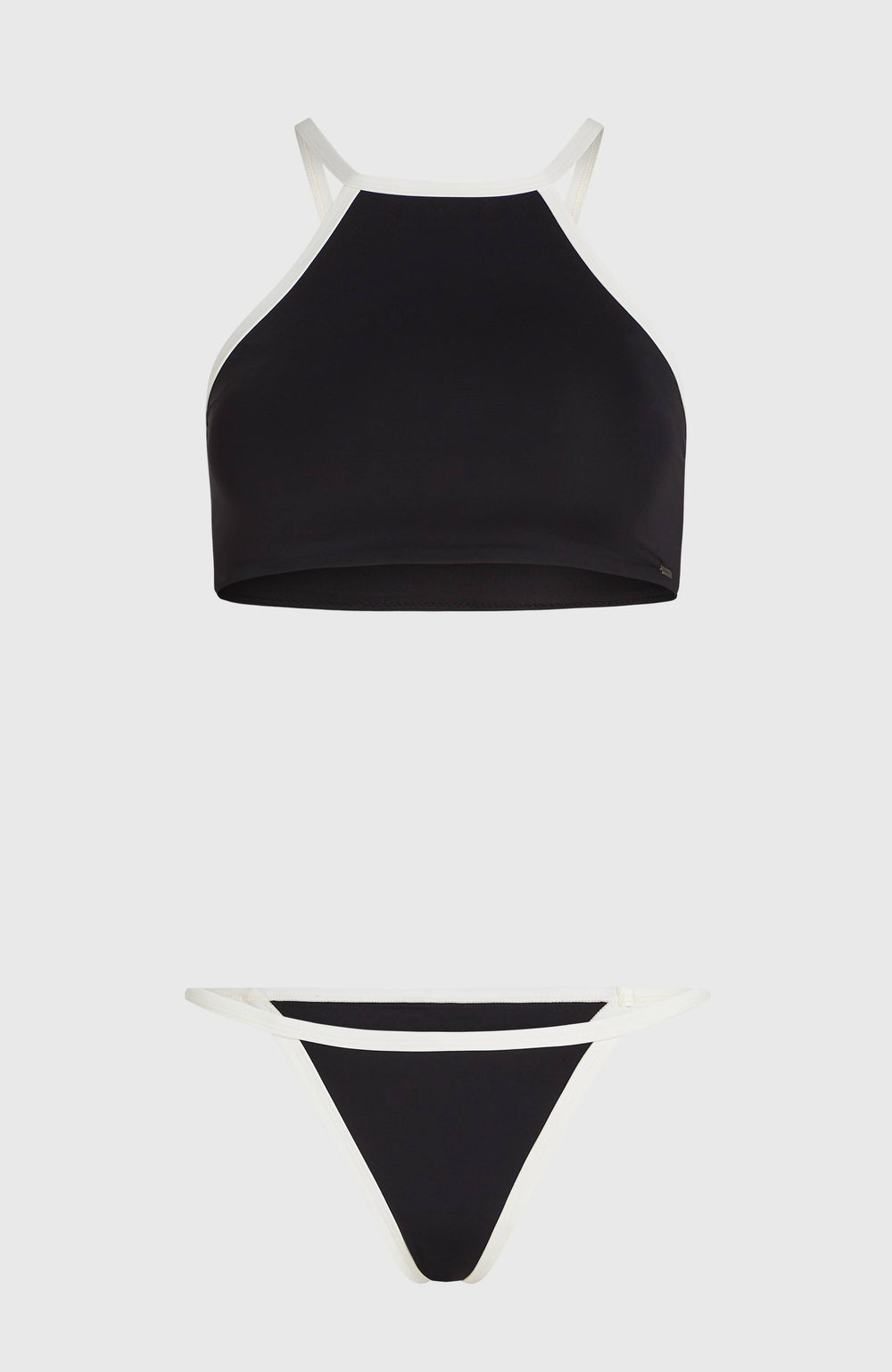 High-Neck Bikini Set Women - Black Out
