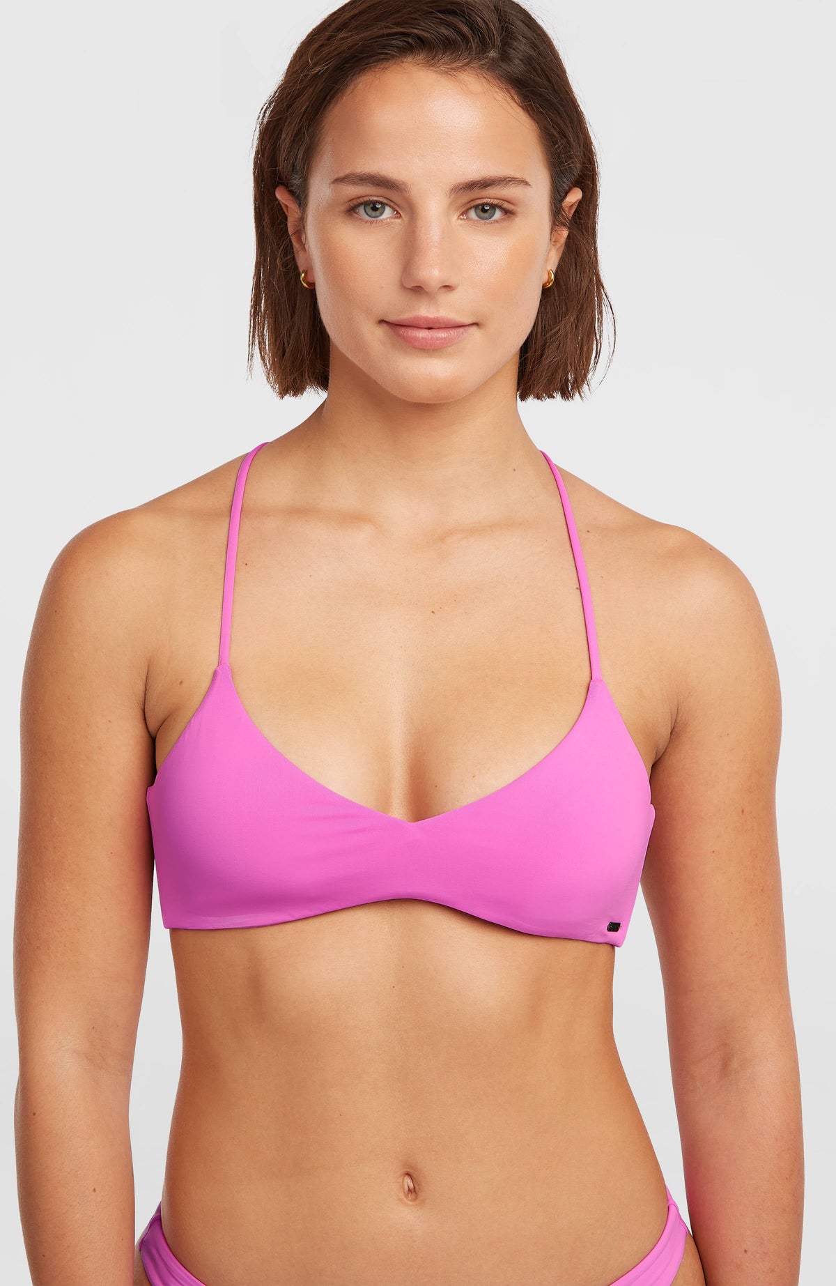 Huntington Bralette Bikini Top Women - Electric Fuschia