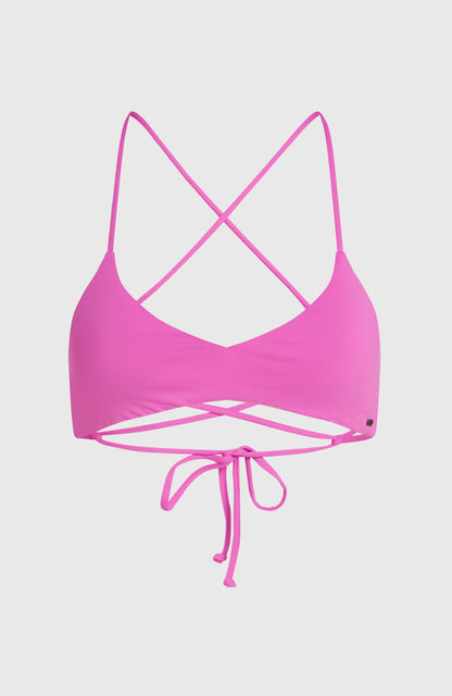 Huntington Bralette Bikini Top Women - Electric Fuschia