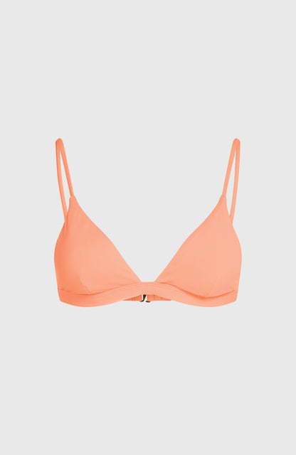Seaside Tri Bikini Top Women - Funky Peach