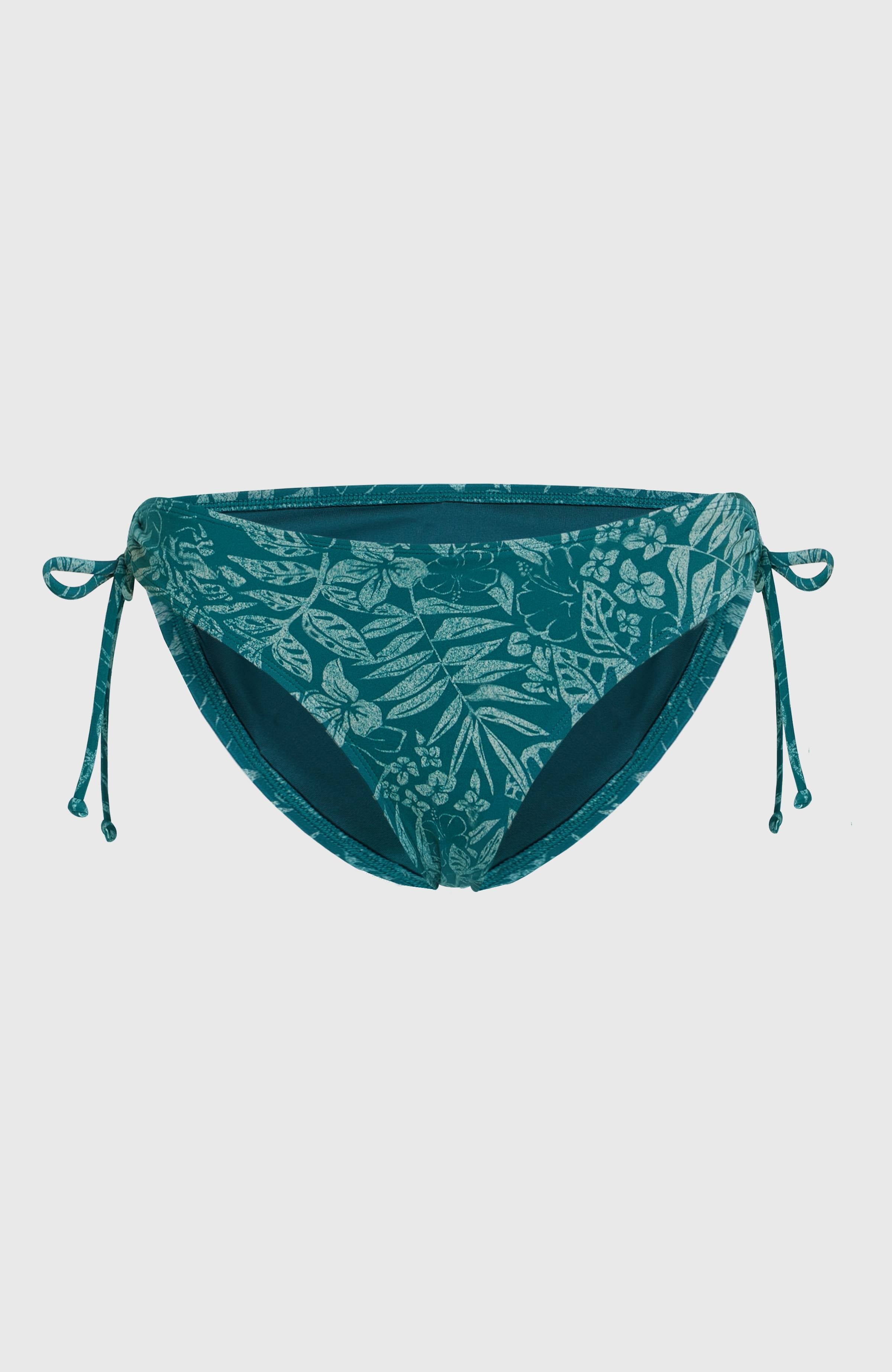 Rita Side-Tie Bikini Bottoms Women - Green Island Sky