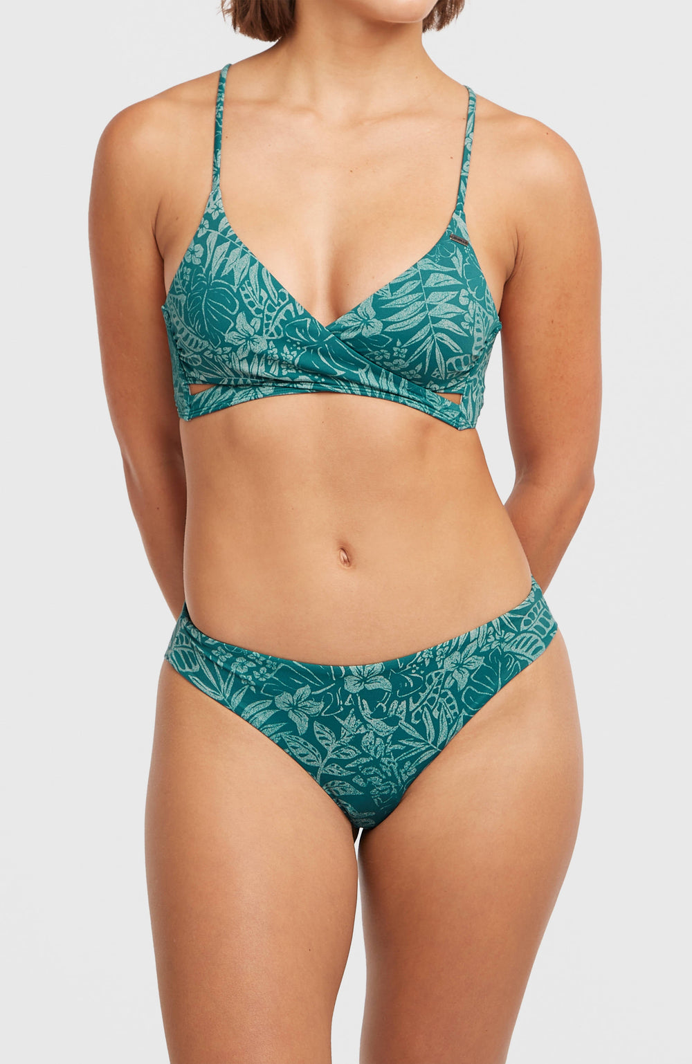 Maoi Bikini Bottoms Women - Green Island Sky