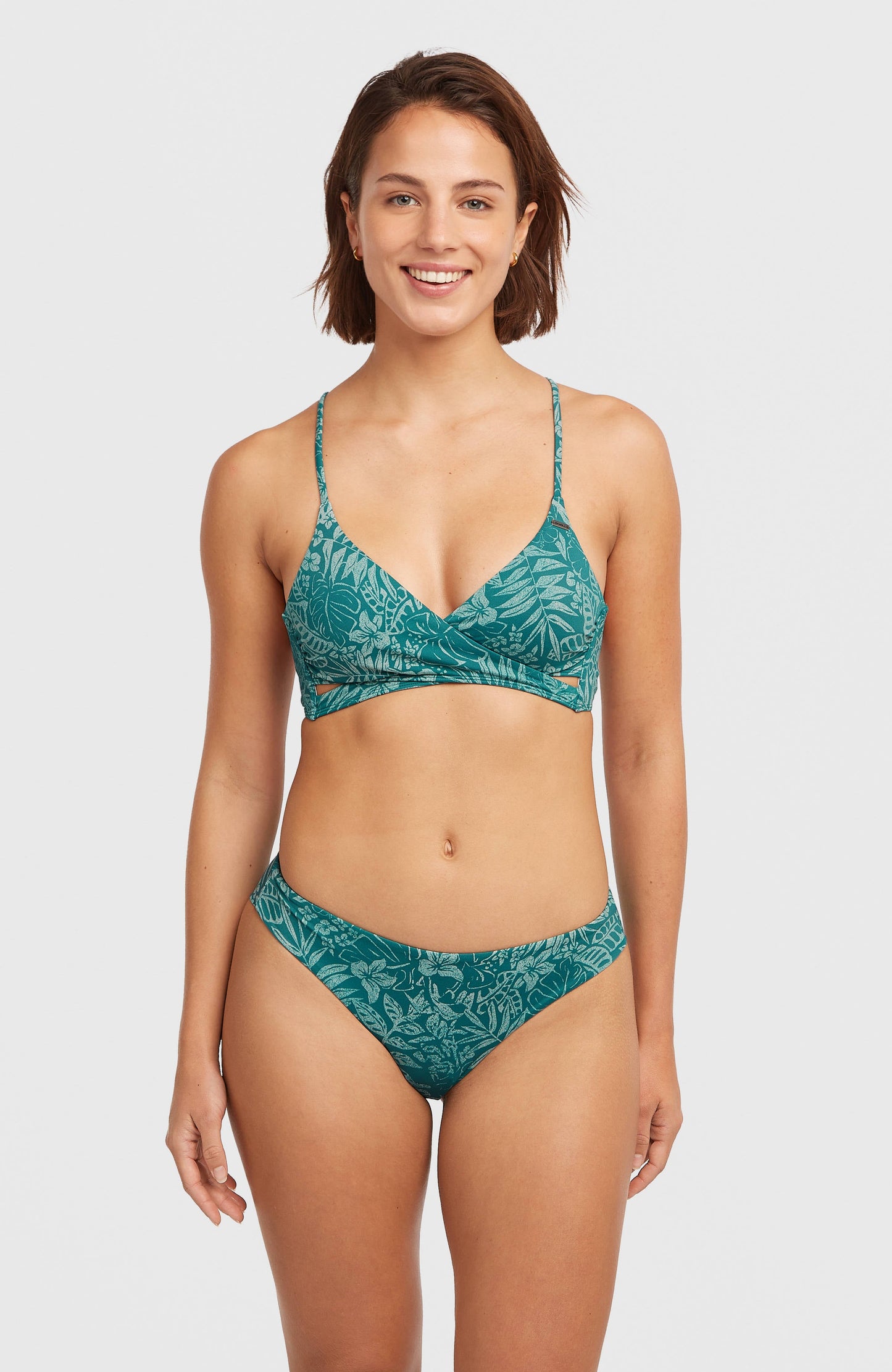 Maoi Bikini Bottoms Women - Green Island Sky