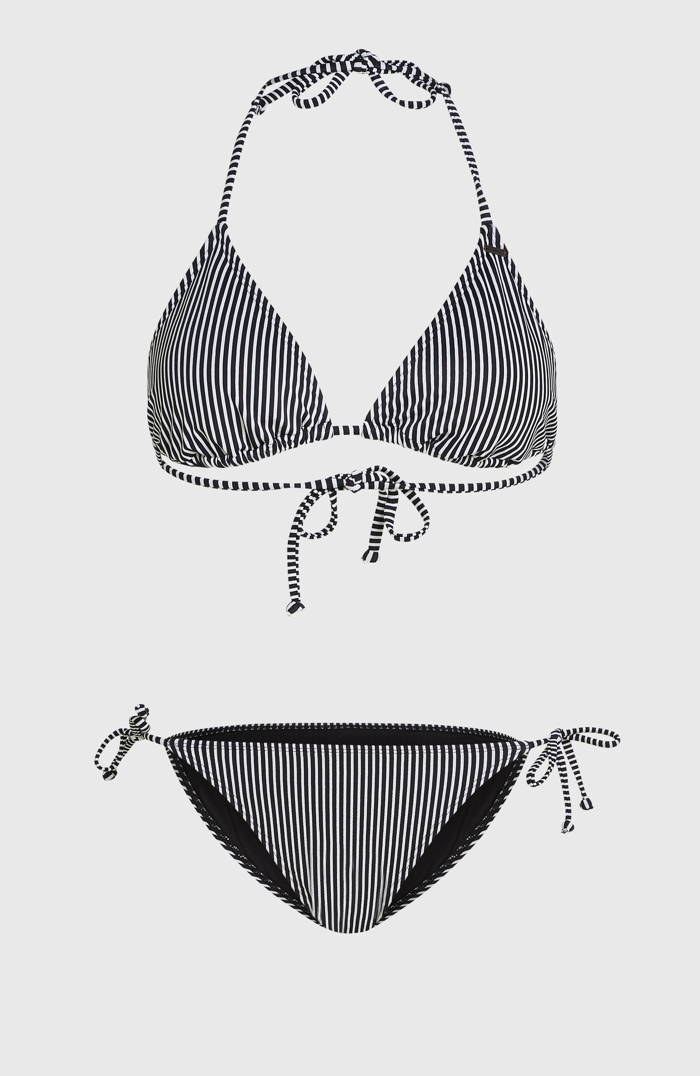 Essentials Capri - Bondey Bikini Set Women - Black Micro Stripe